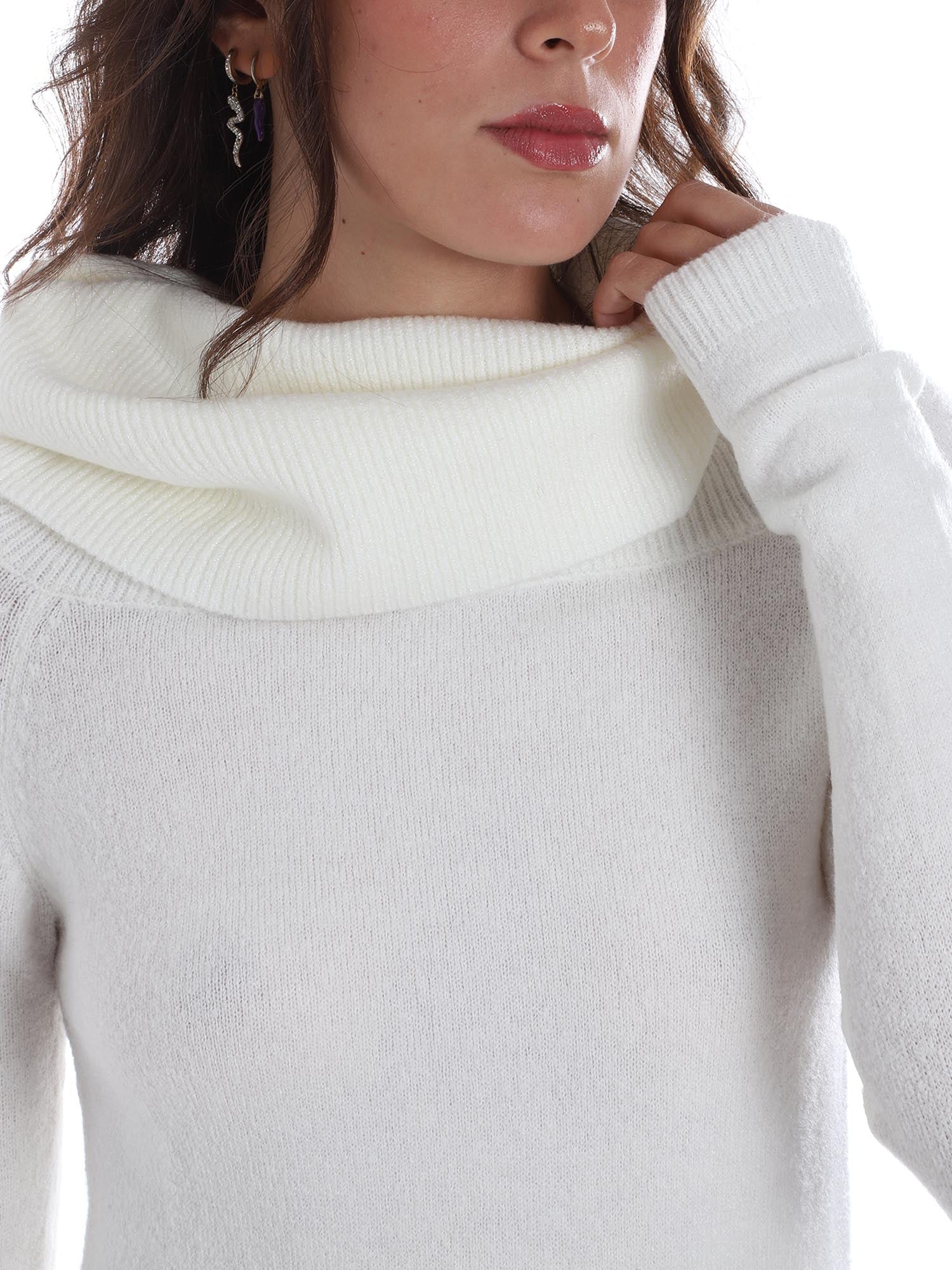 Maglie a collo alto Bianco Yes-zee