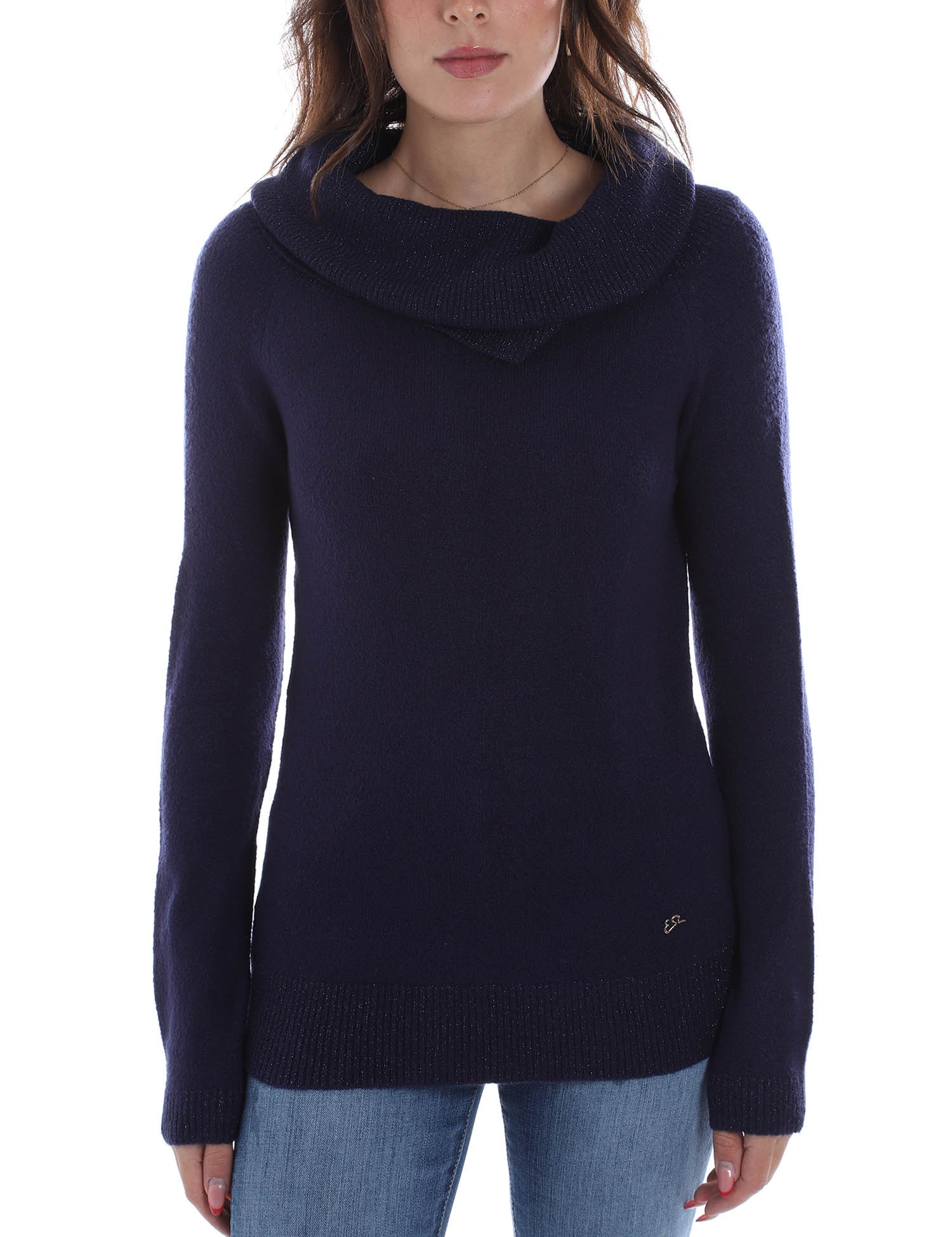 Maglie a collo alto Blu Yes-zee