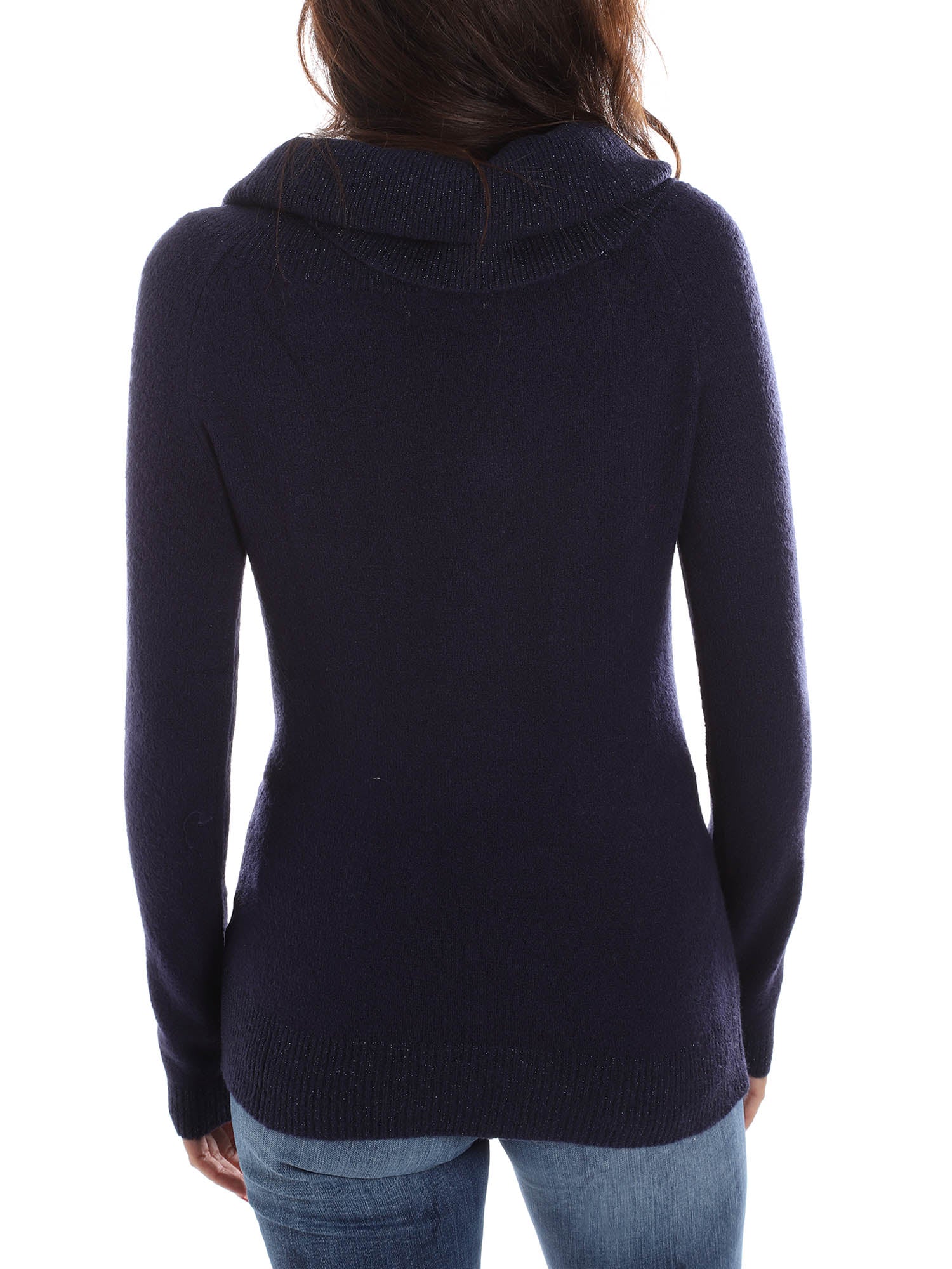 Maglie a collo alto Blu Yes-zee