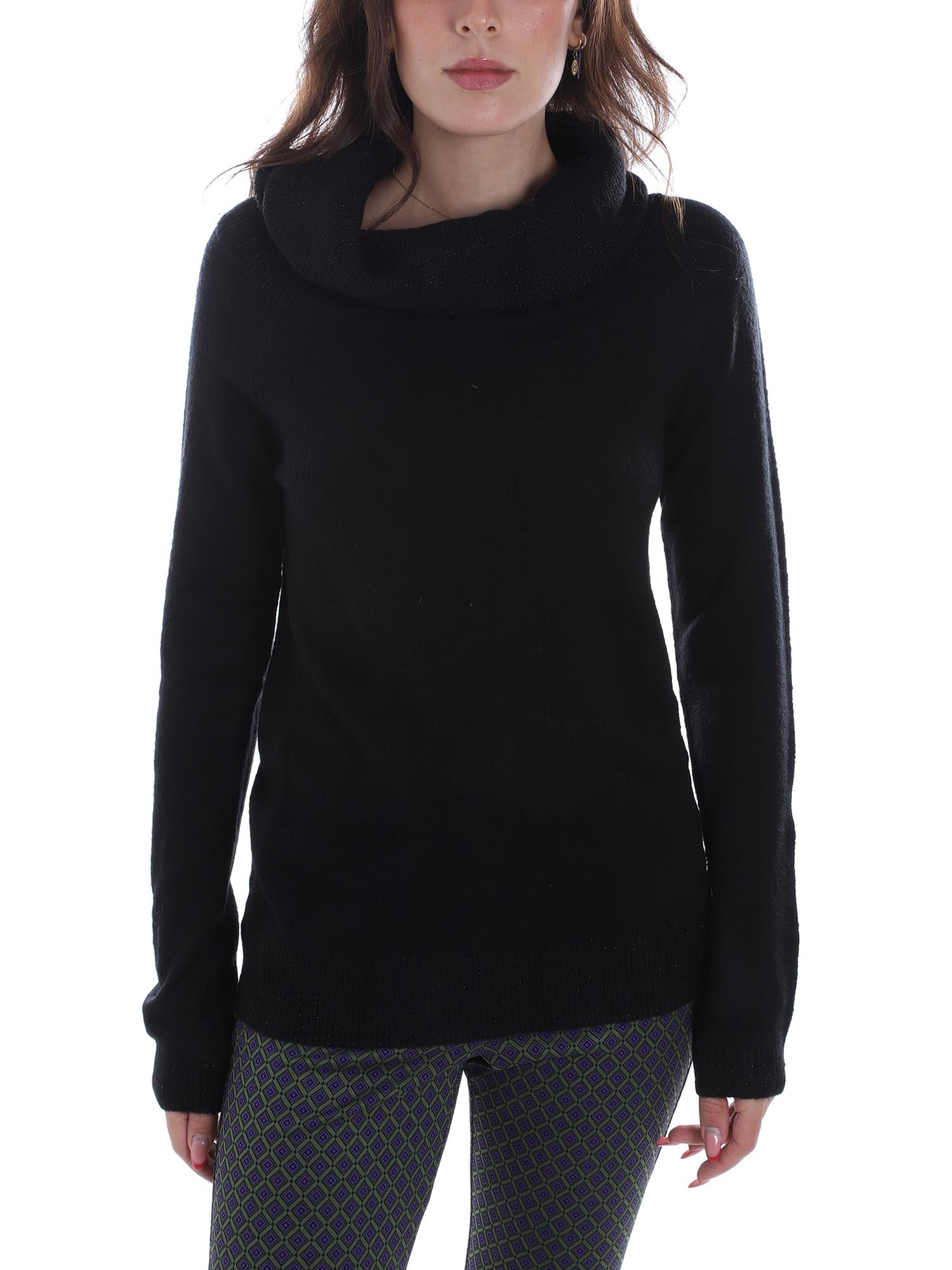 Maglie a collo alto Nero Yes-zee