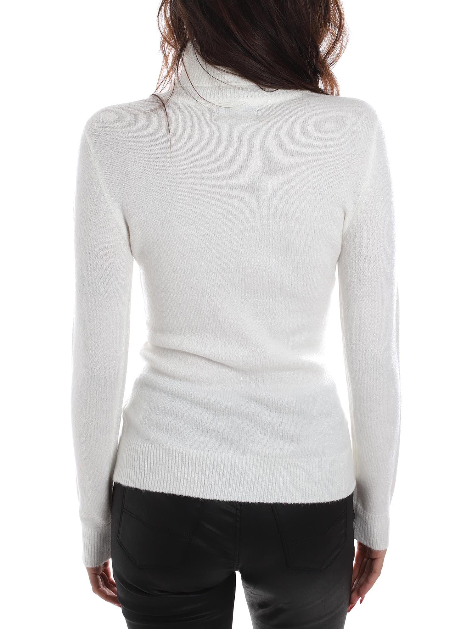 Maglie a collo alto Bianco Yes-zee