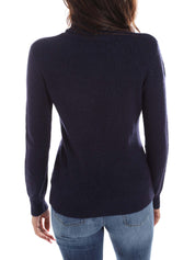 Maglie a collo alto Blu Yes-zee