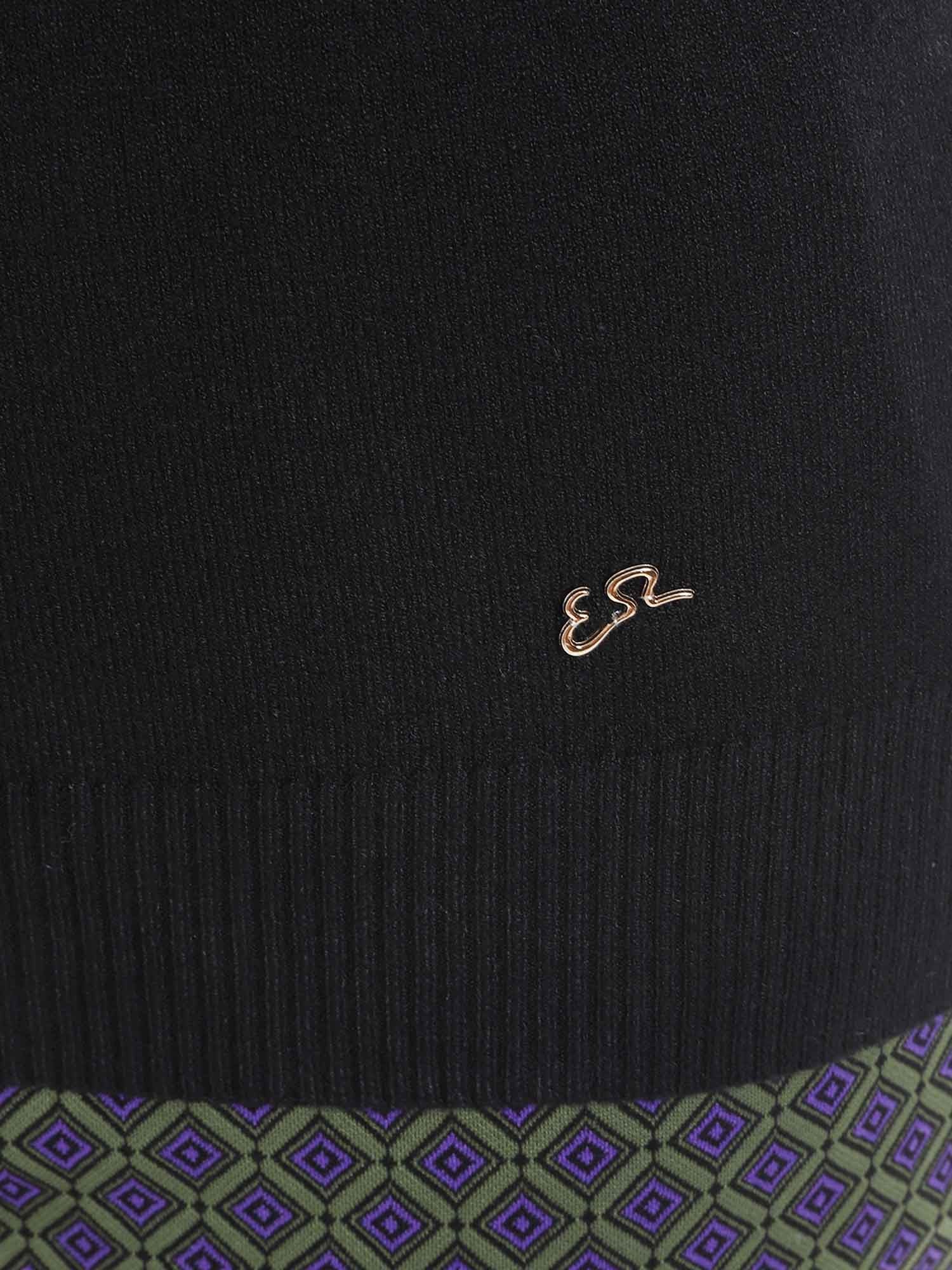 Maglie a collo alto Nero Yes-zee