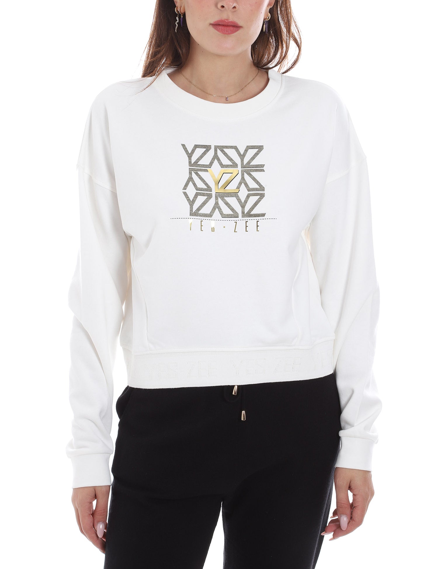 Felpe Bianco Yes-zee
