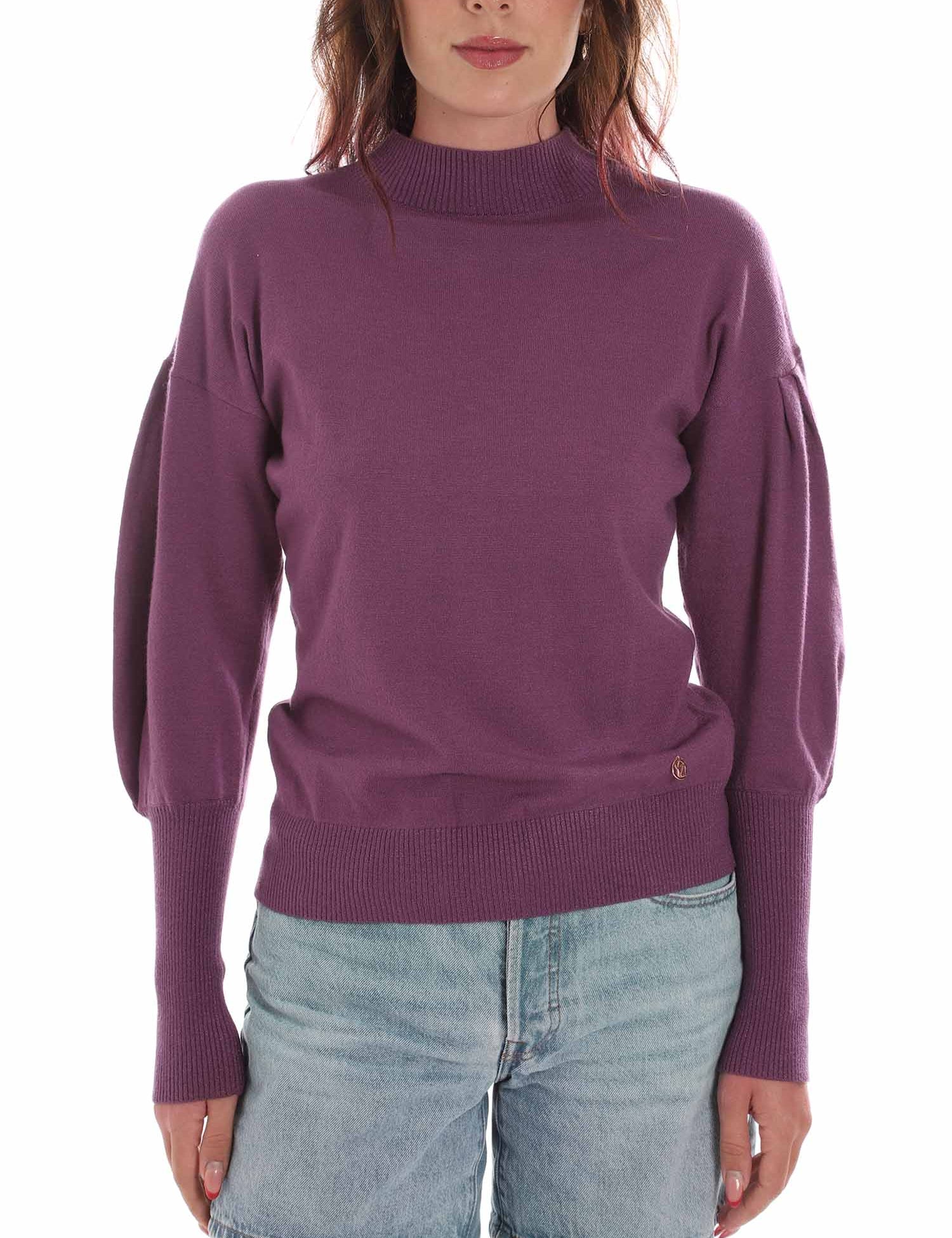 Maglioncini Viola Yes-zee