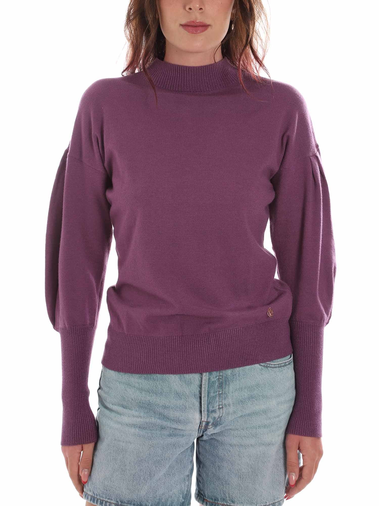 Maglioncini Viola Yes-zee