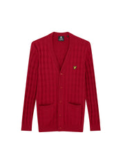 Cardigan Rosso Lyle & Scott