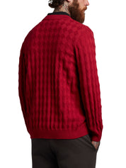 Cardigan Rosso Lyle & Scott