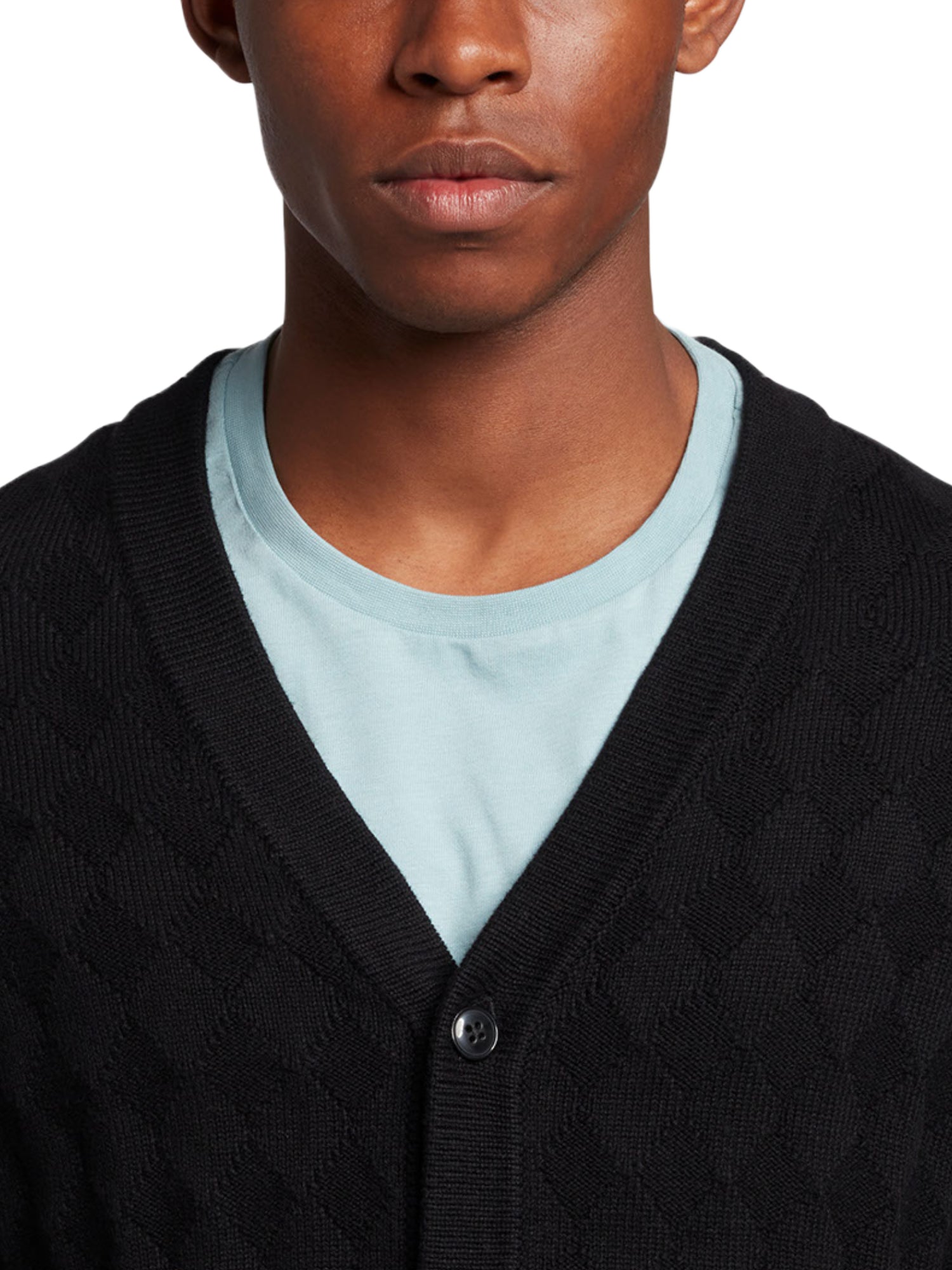 Cardigan Nero Lyle & Scott