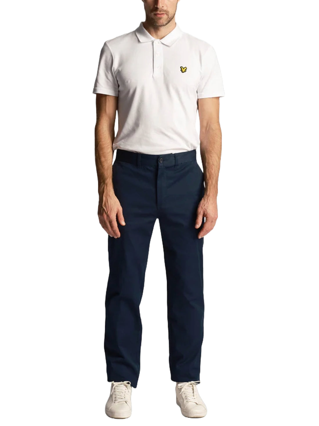 Pantaloni Blu Lyle & Scott