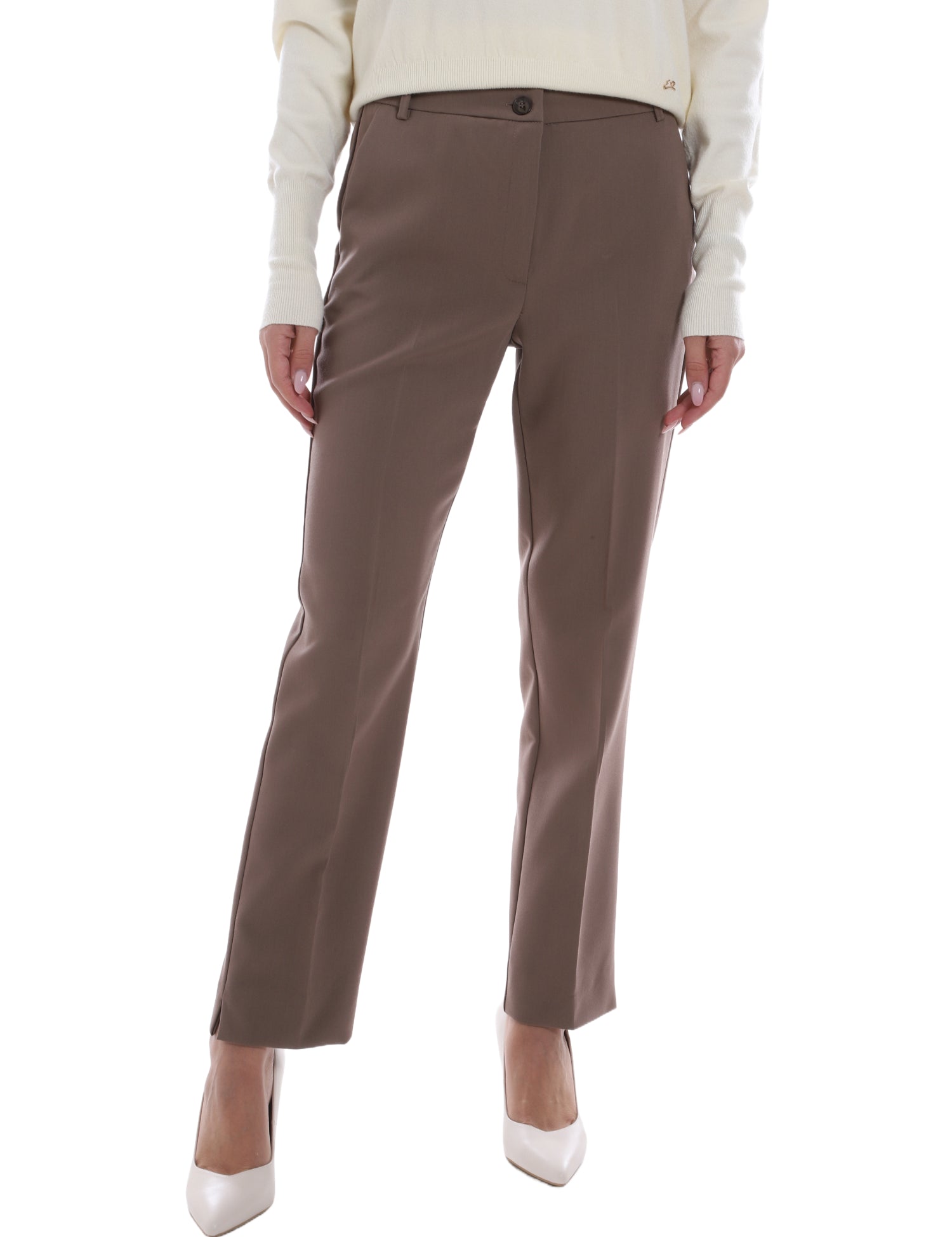 Pantaloni Marrone Emme Marella