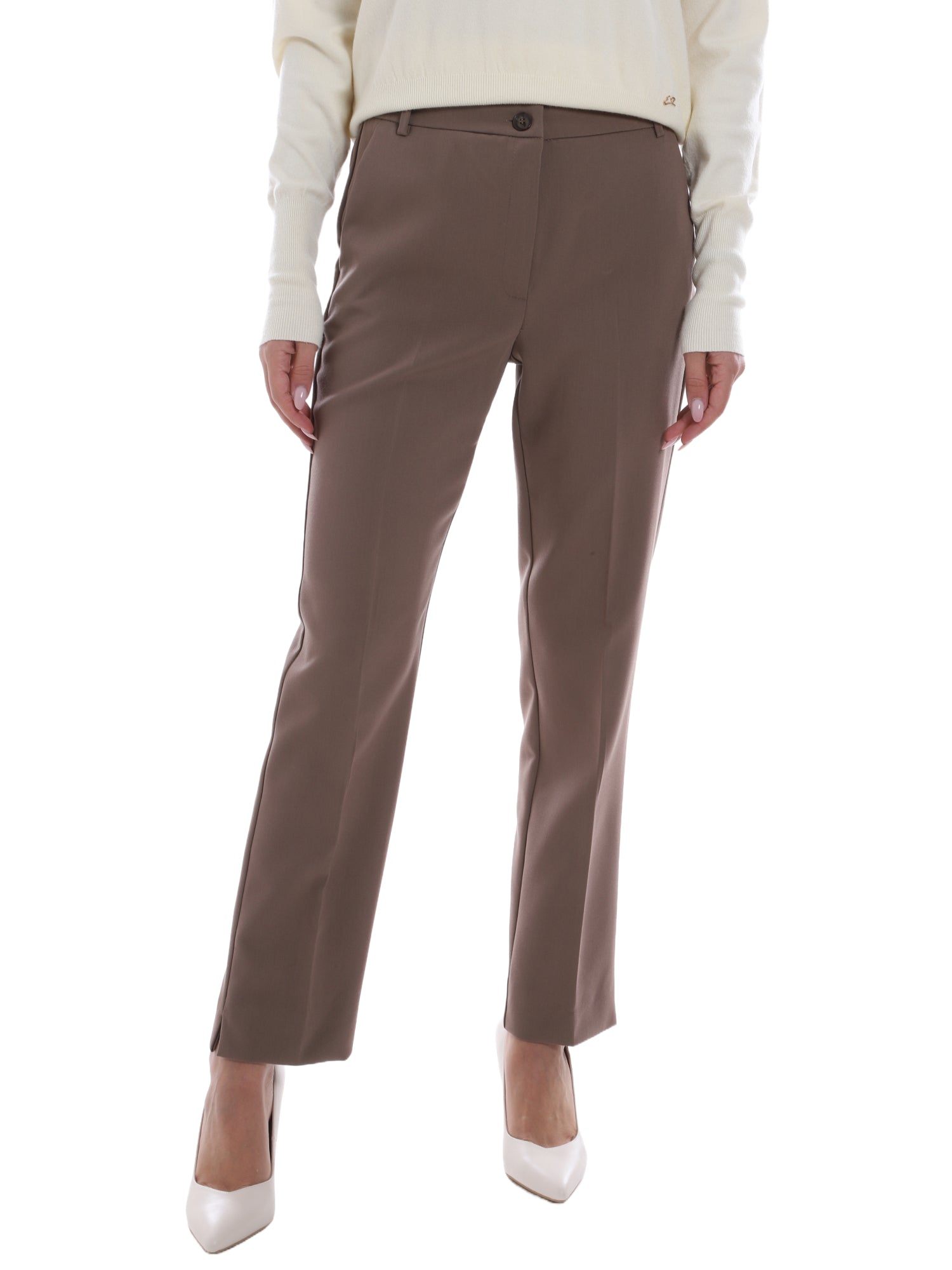 Pantaloni Marrone Emme Marella
