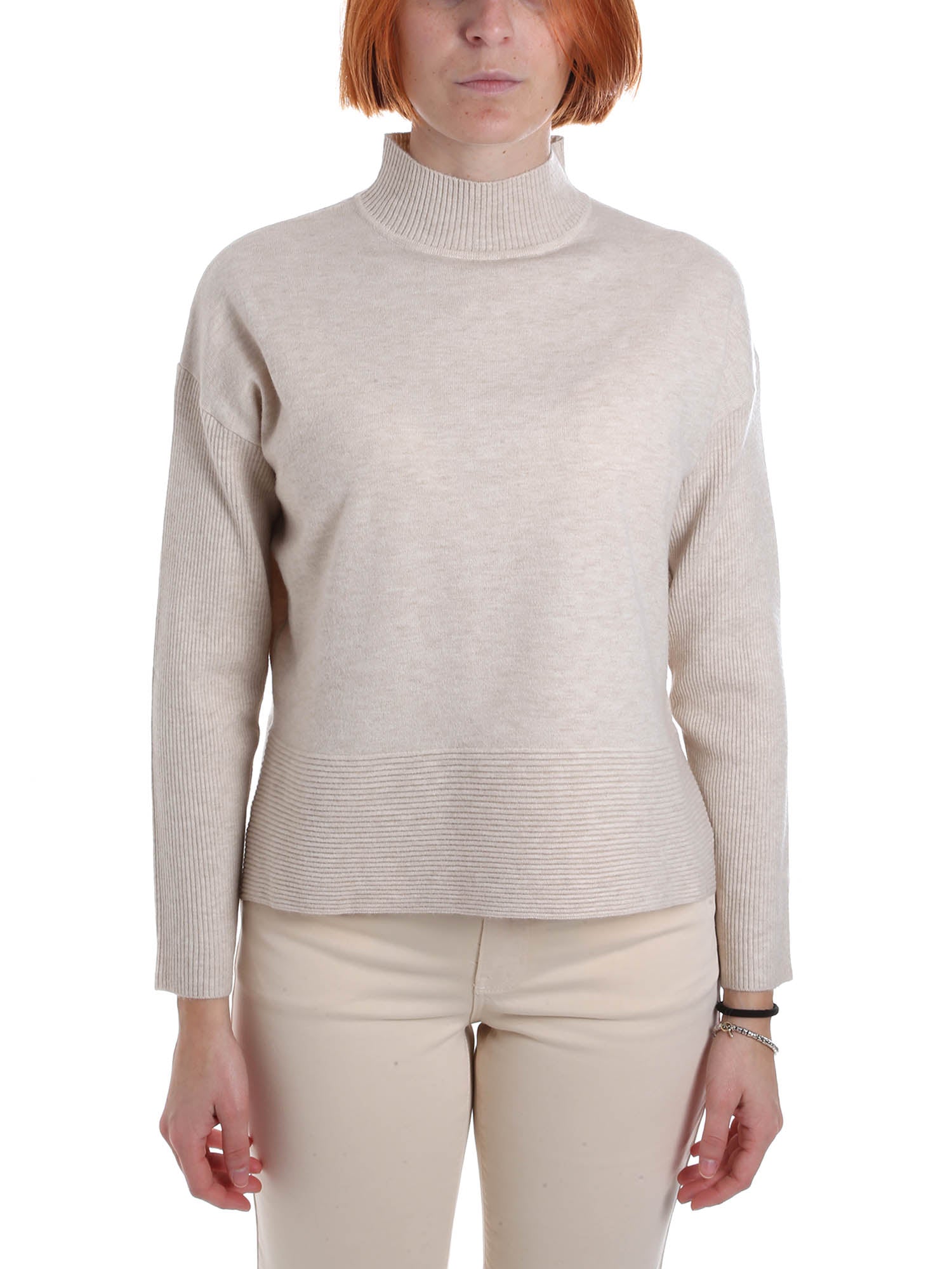 Maglie a collo alto Beige Emme Marella