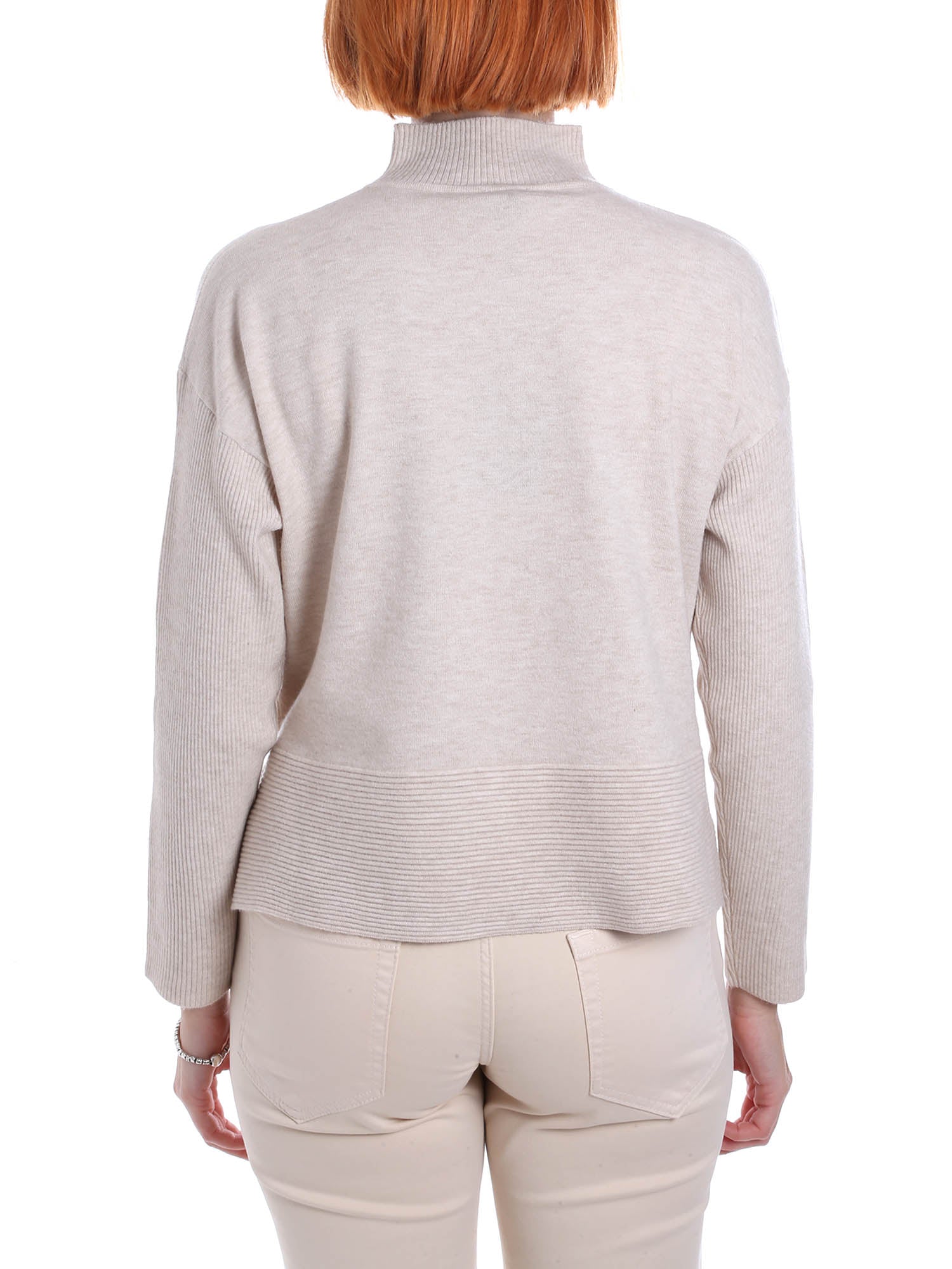 Maglie a collo alto Beige Emme Marella