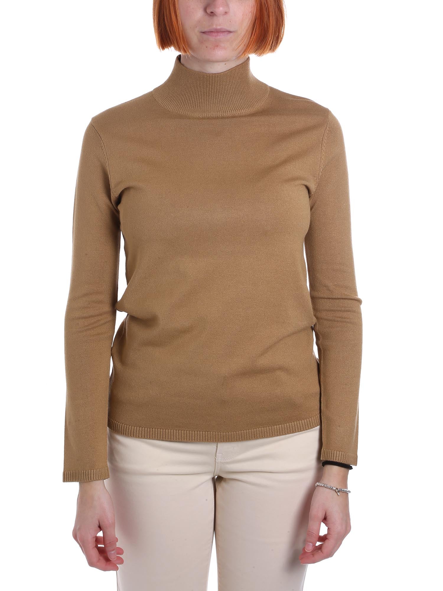 Maglie a collo alto Beige Emme Marella