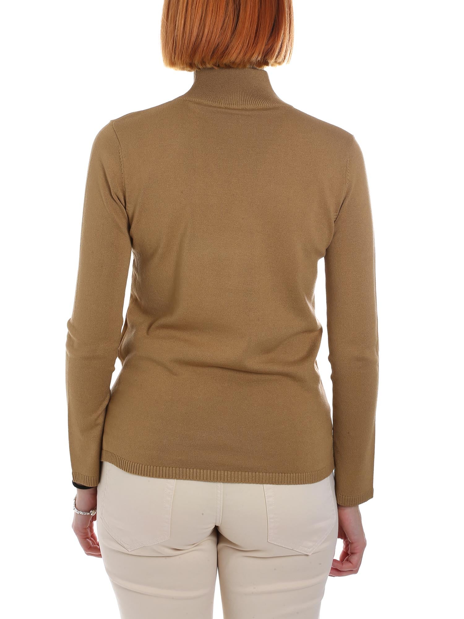 Maglie a collo alto Beige Emme Marella