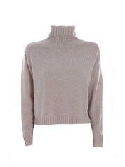 Maglie a collo alto Beige Emme Marella