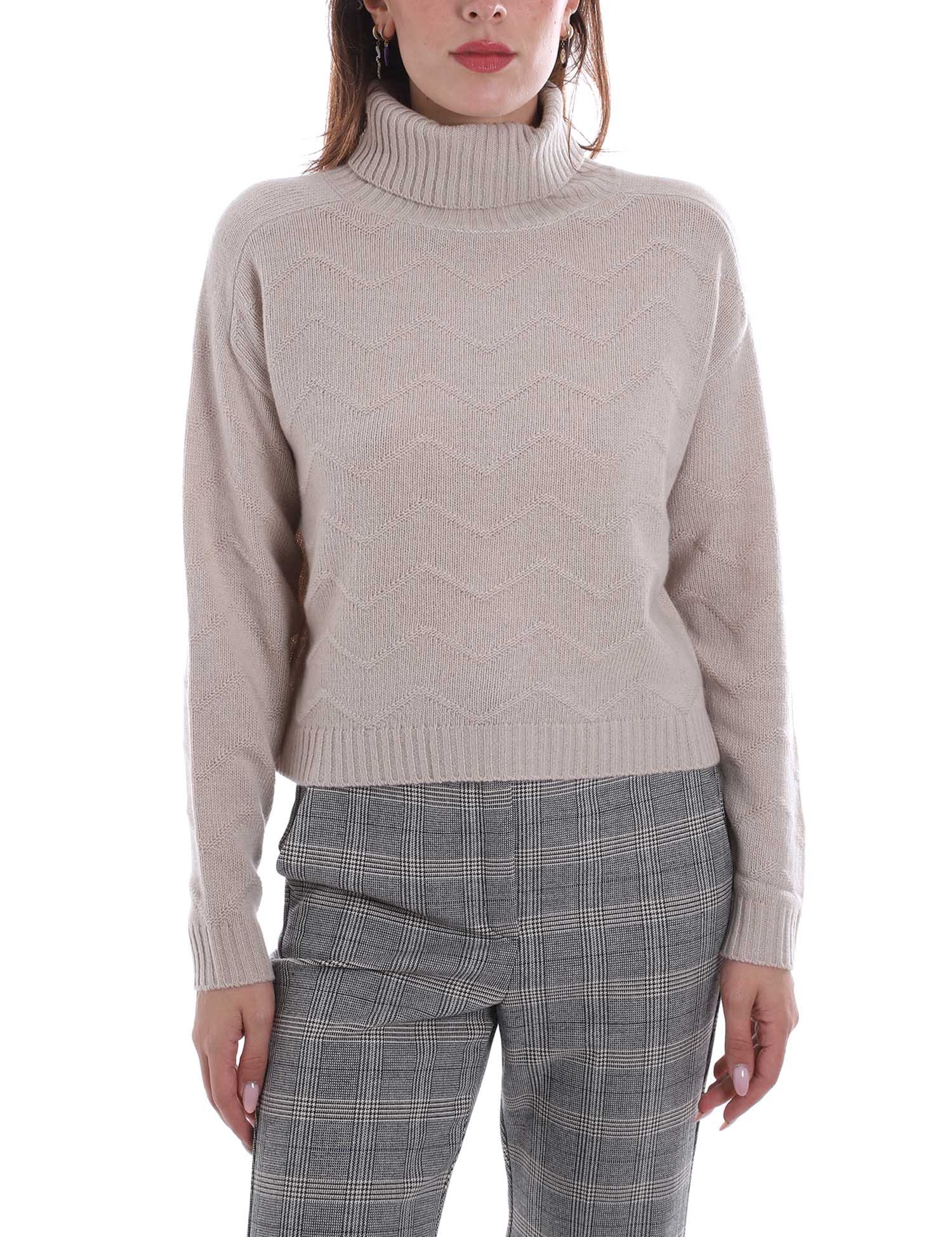 Maglie a collo alto Beige Emme Marella