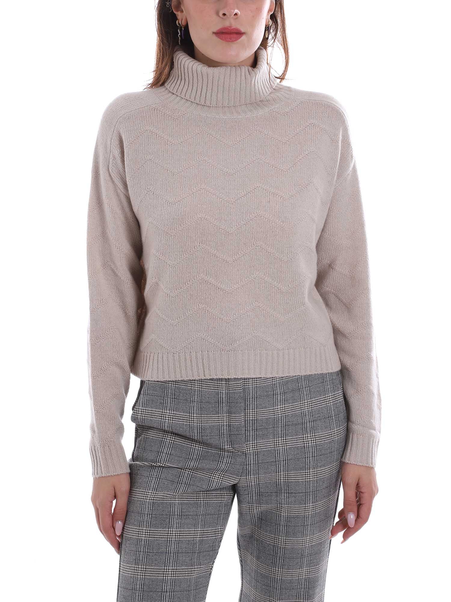 Maglie a collo alto Beige Emme Marella