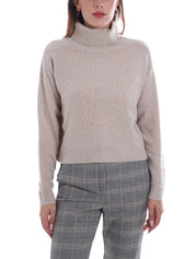 Maglie a collo alto Beige Emme Marella