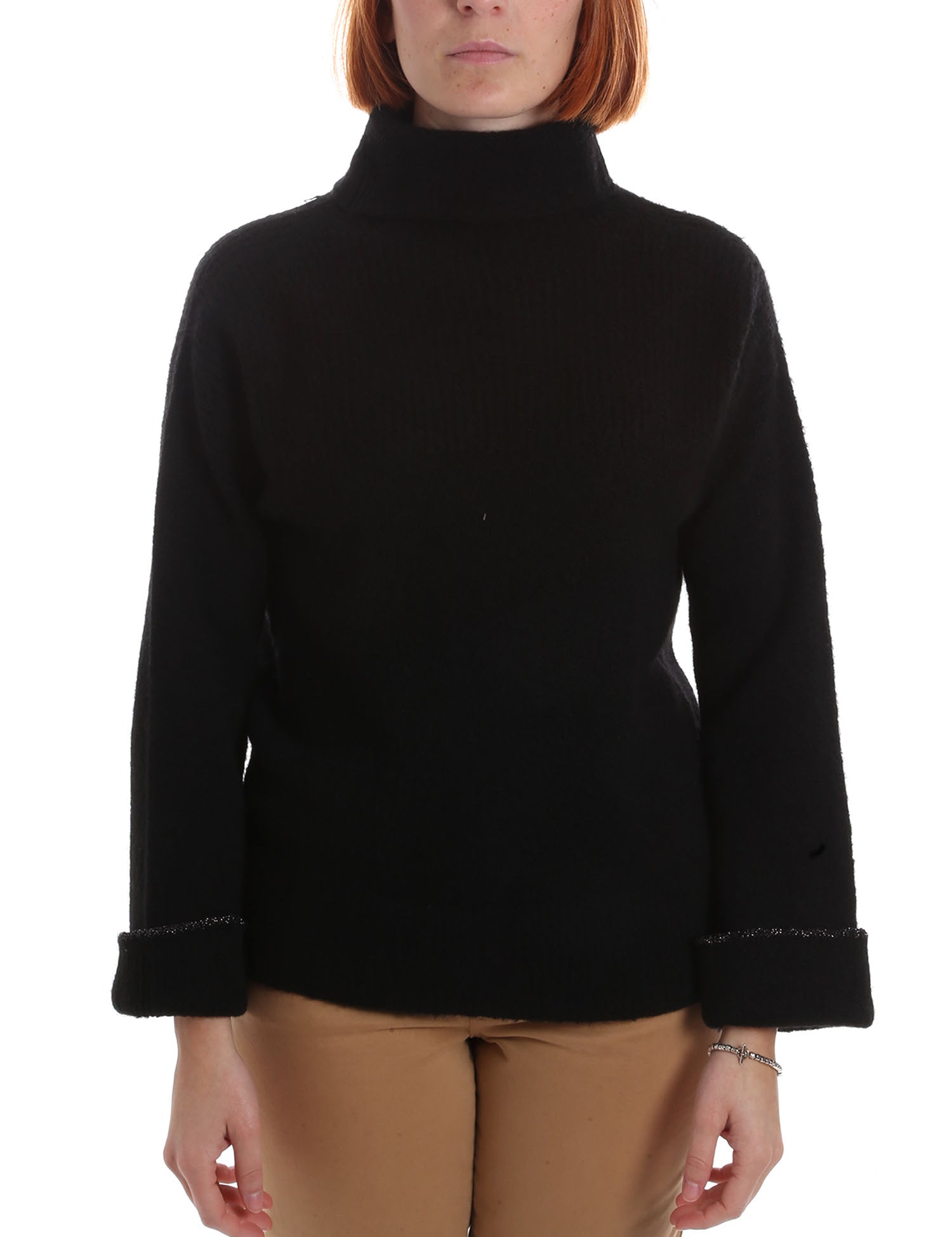 Maglie a collo alto Nero Emme Marella