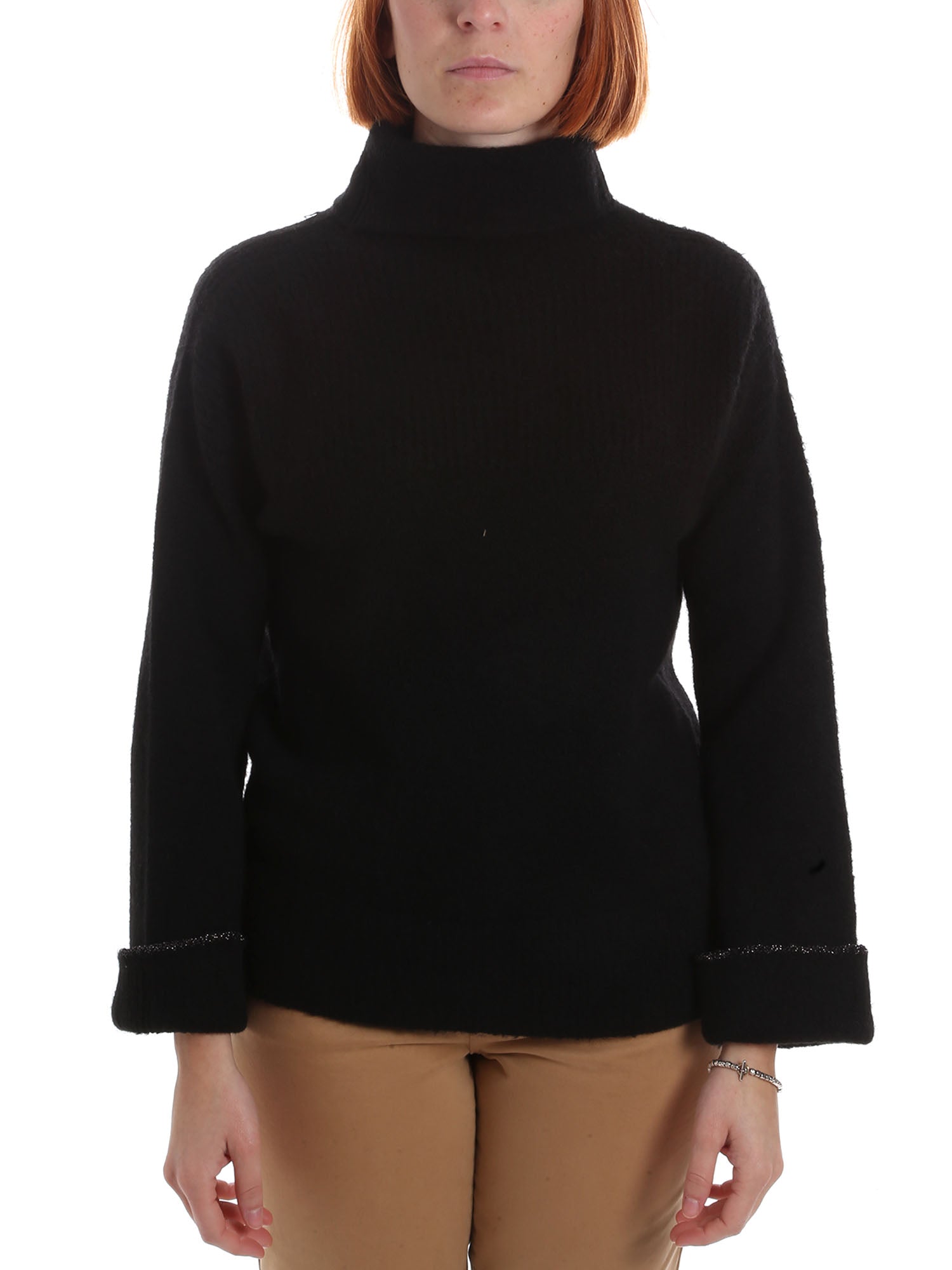 Maglie a collo alto Nero Emme Marella