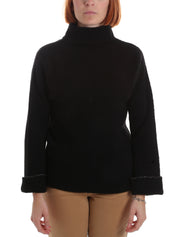 Maglie a collo alto Nero Emme Marella