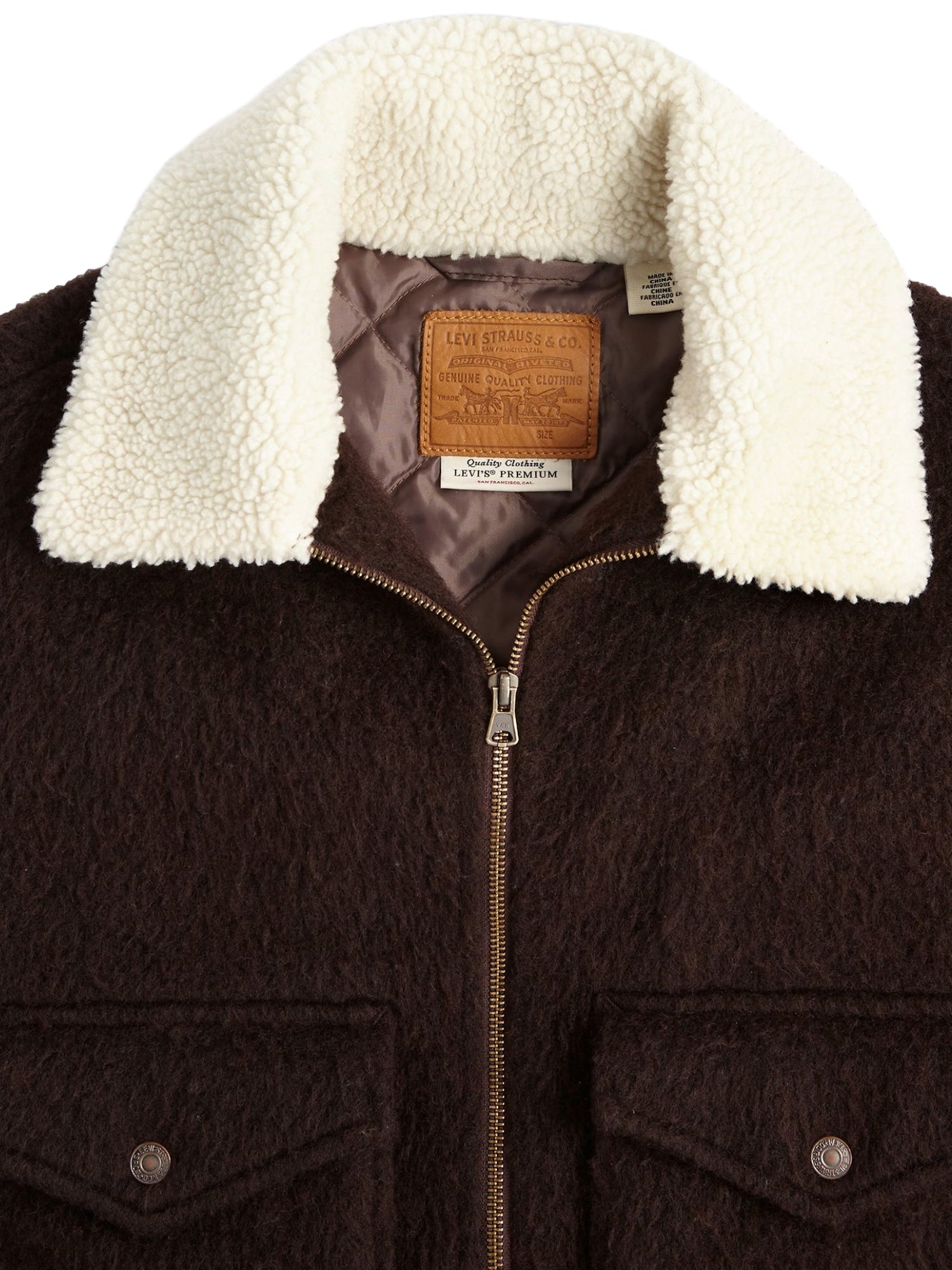 Giacche Marrone Levi's