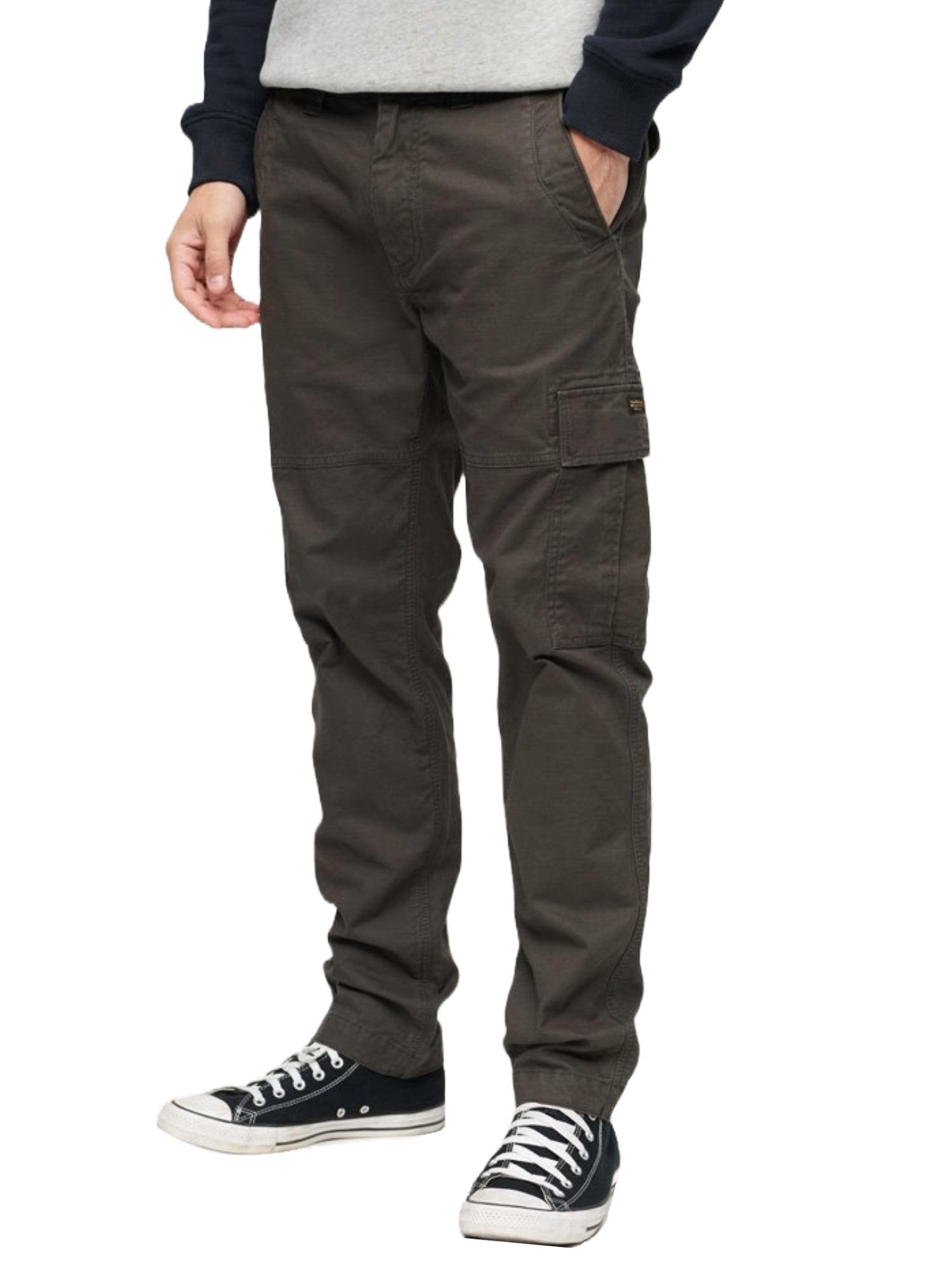 Pantaloni Grigio Superdry