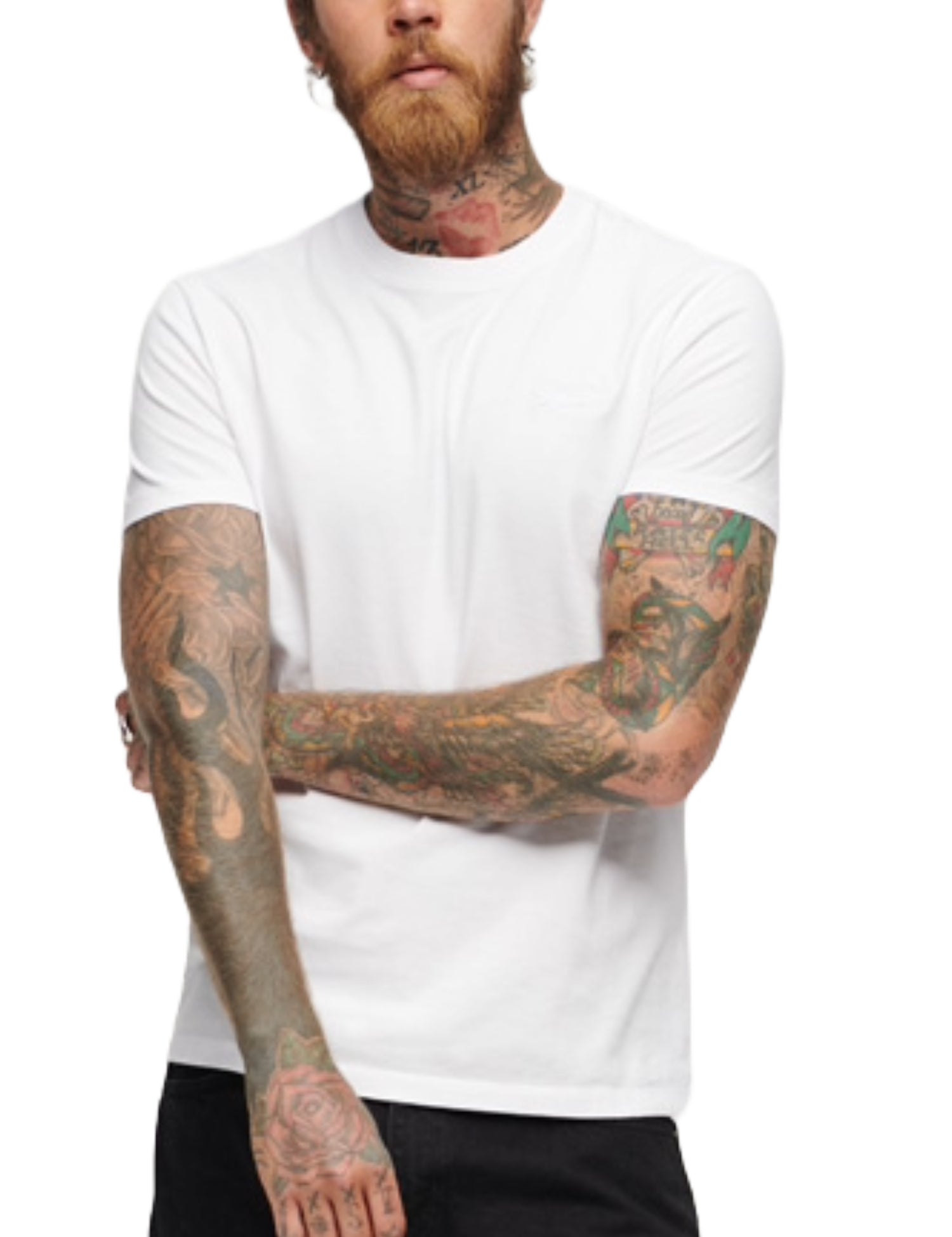 T-shirt Bianco Superdry