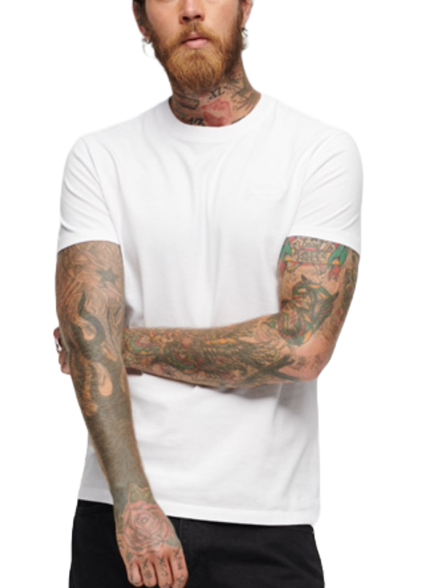 T-shirt Bianco Superdry