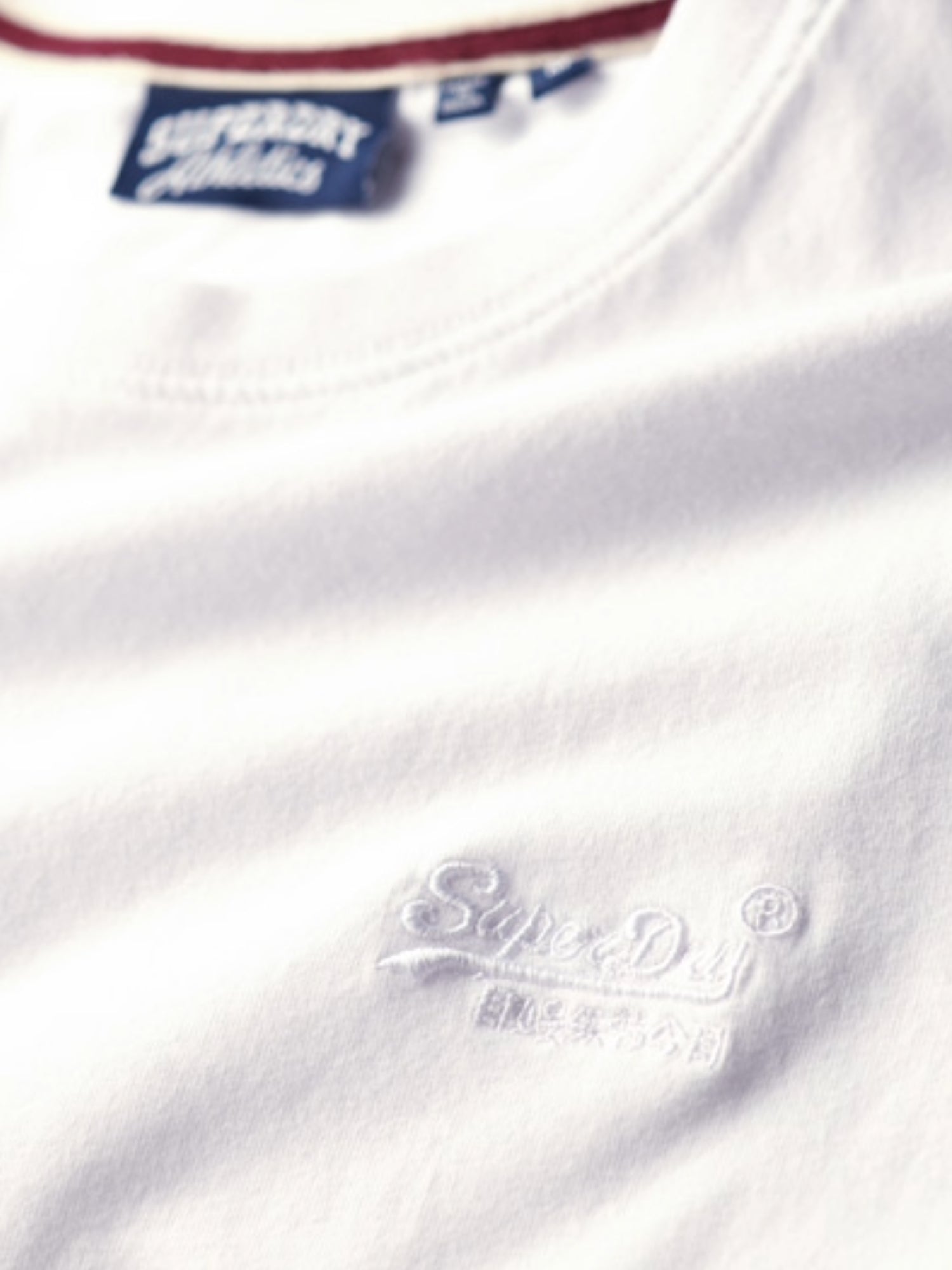 T-shirt Bianco Superdry