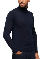 Maglie a collo alto Blu Superdry