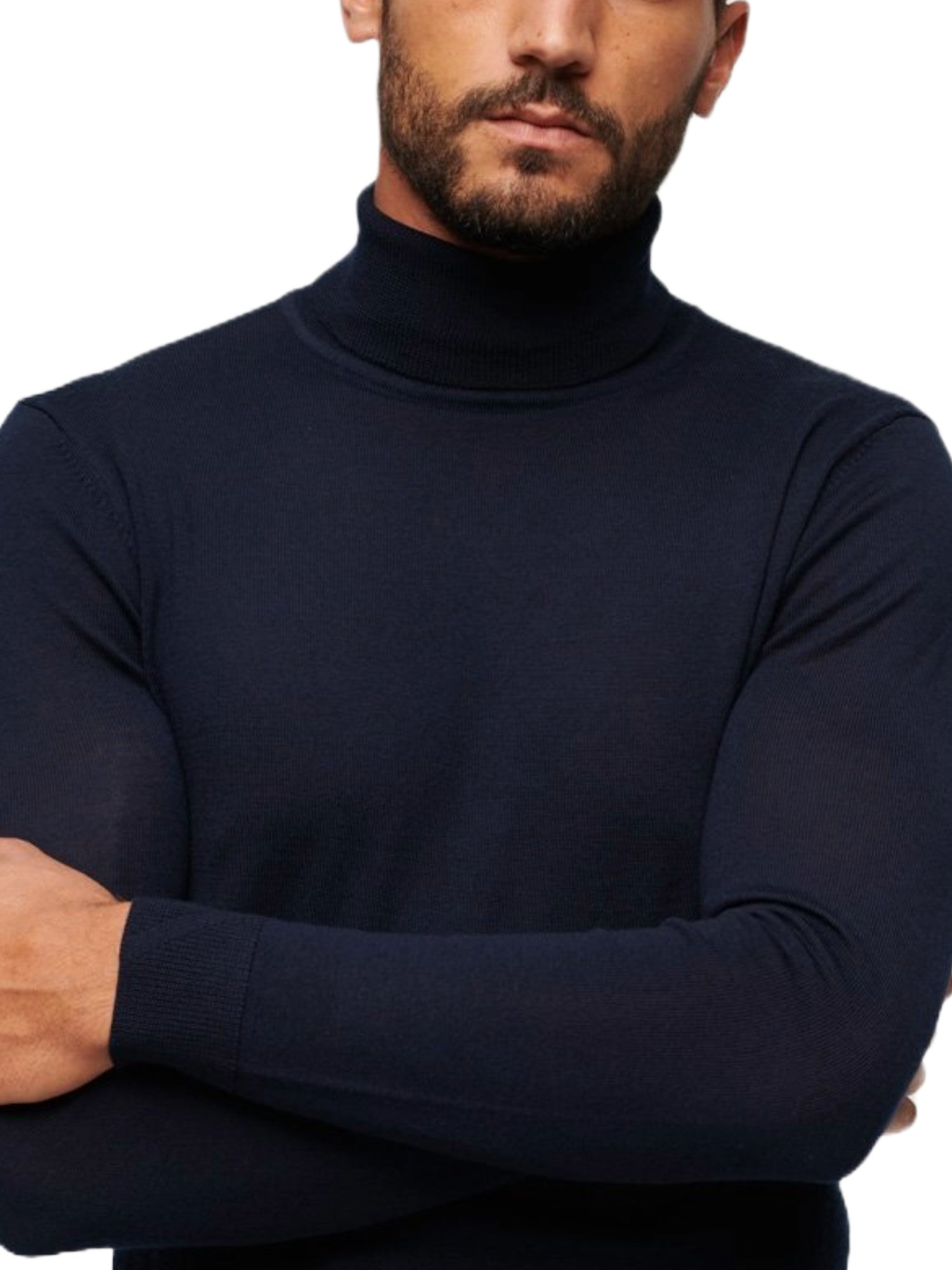 Maglie a collo alto Blu Superdry