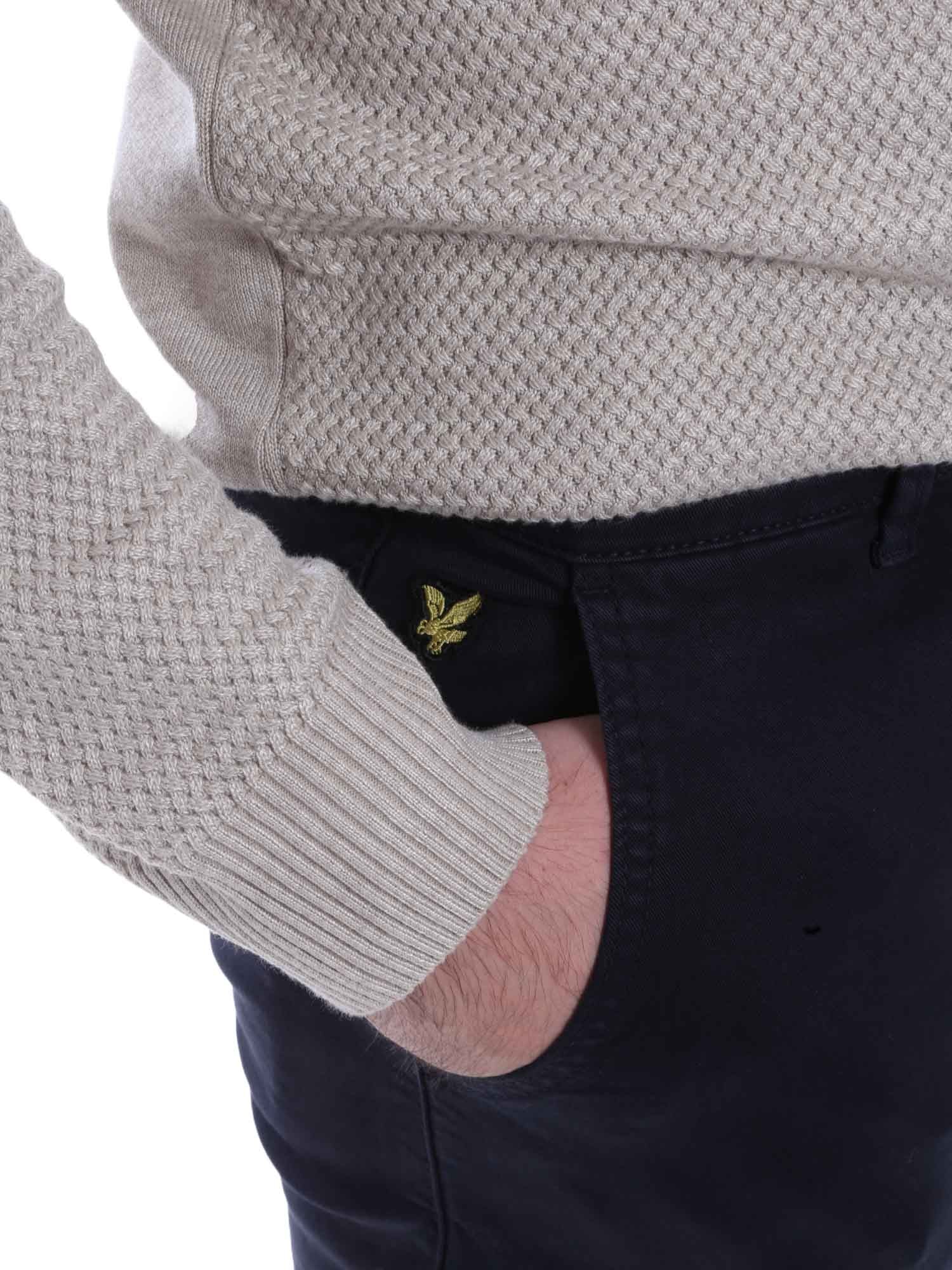 Pantaloni Blu Lyle & Scott