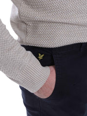 Pantaloni Blu Lyle & Scott