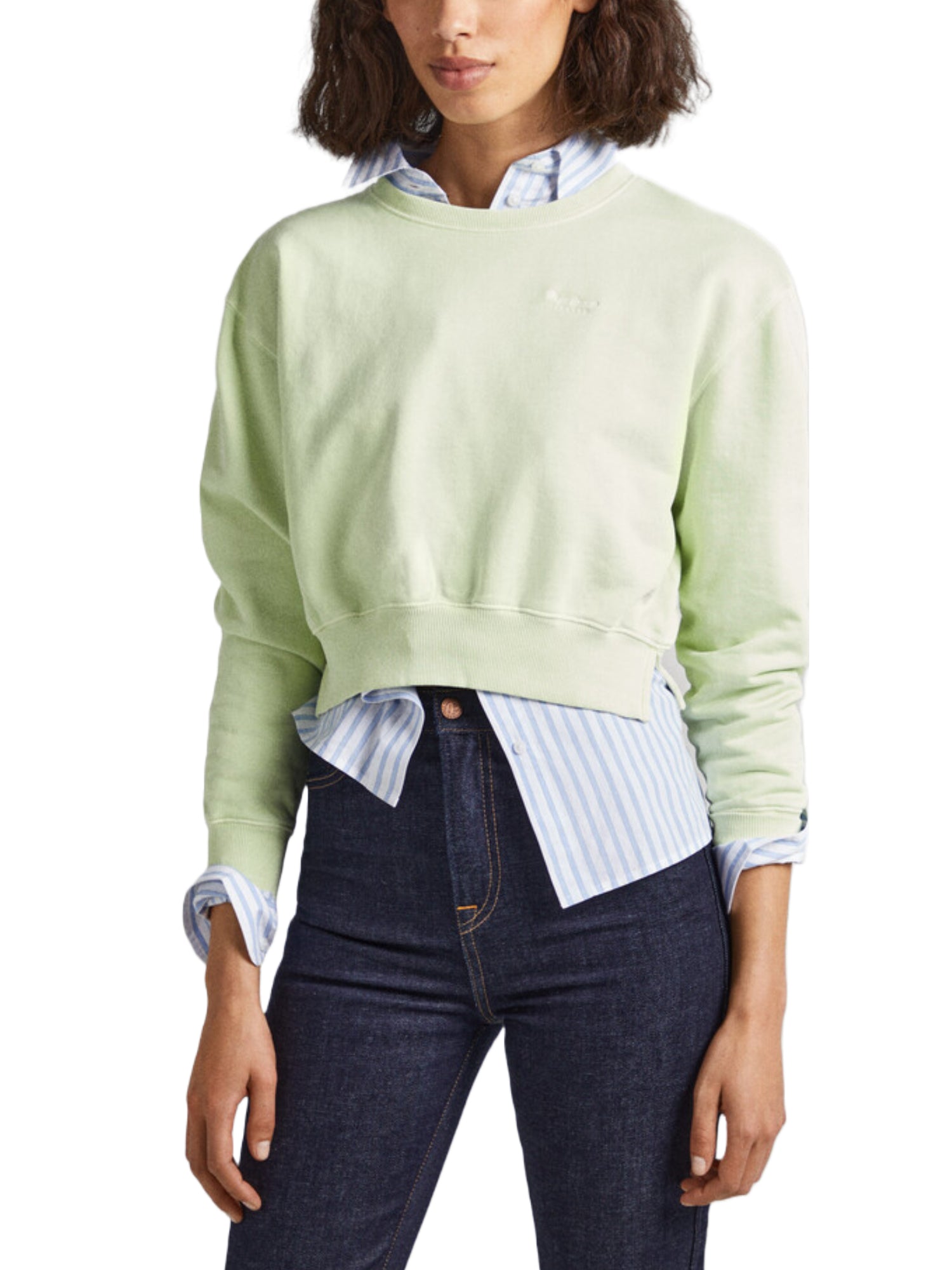 Felpe Verde Chiaro Pepe Jeans