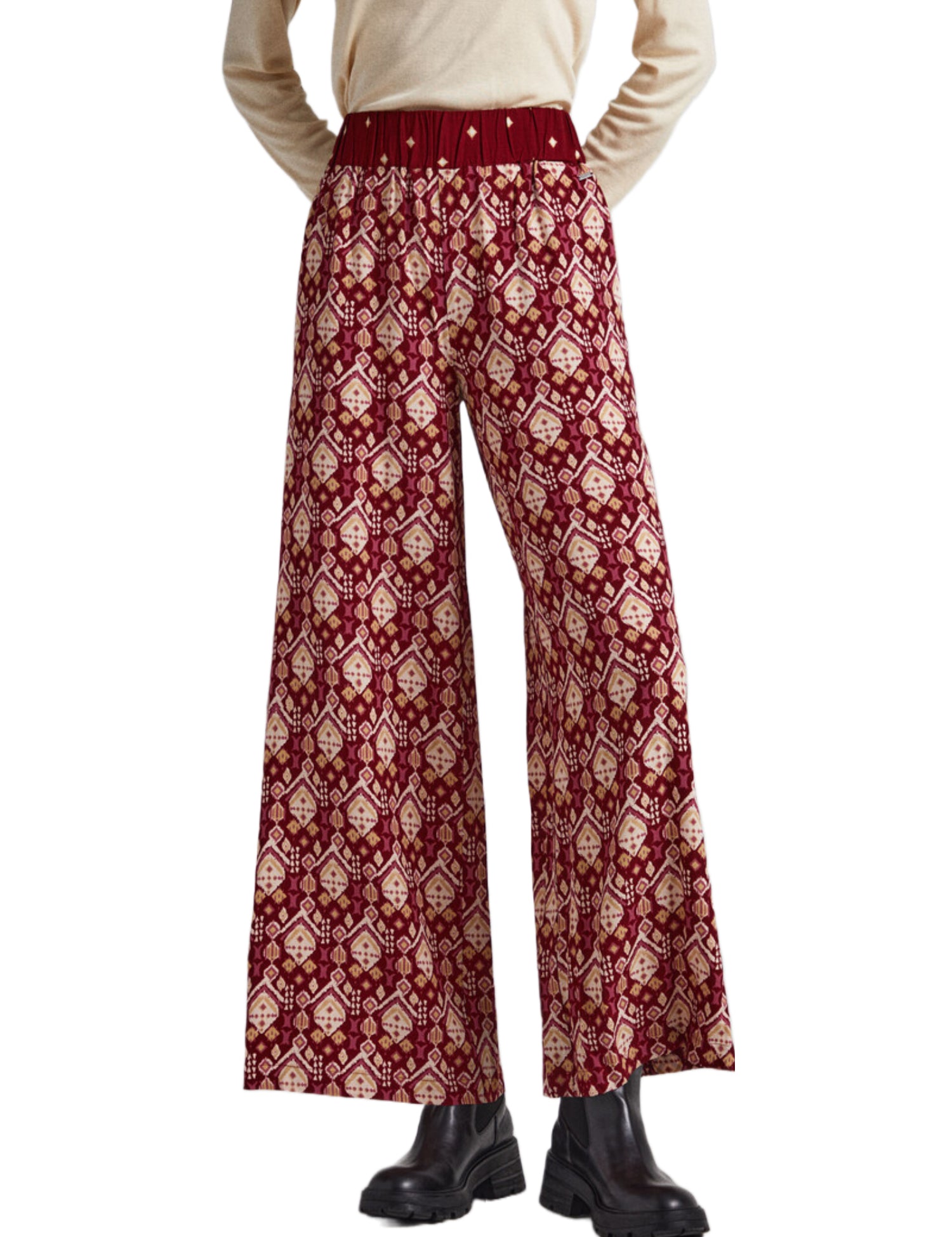 Pantaloni Bordeaux Pepe Jeans