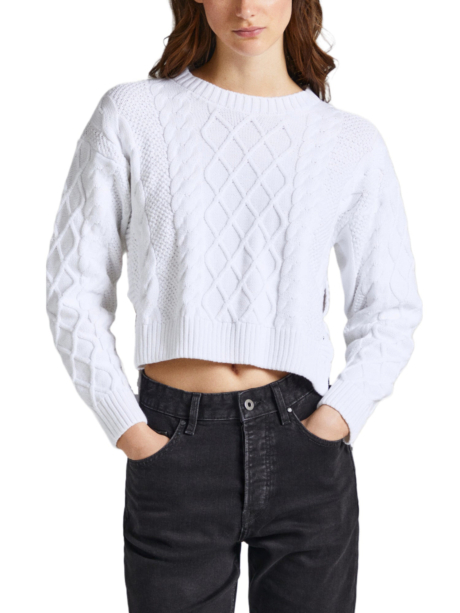 Maglioncini Bianco Pepe Jeans