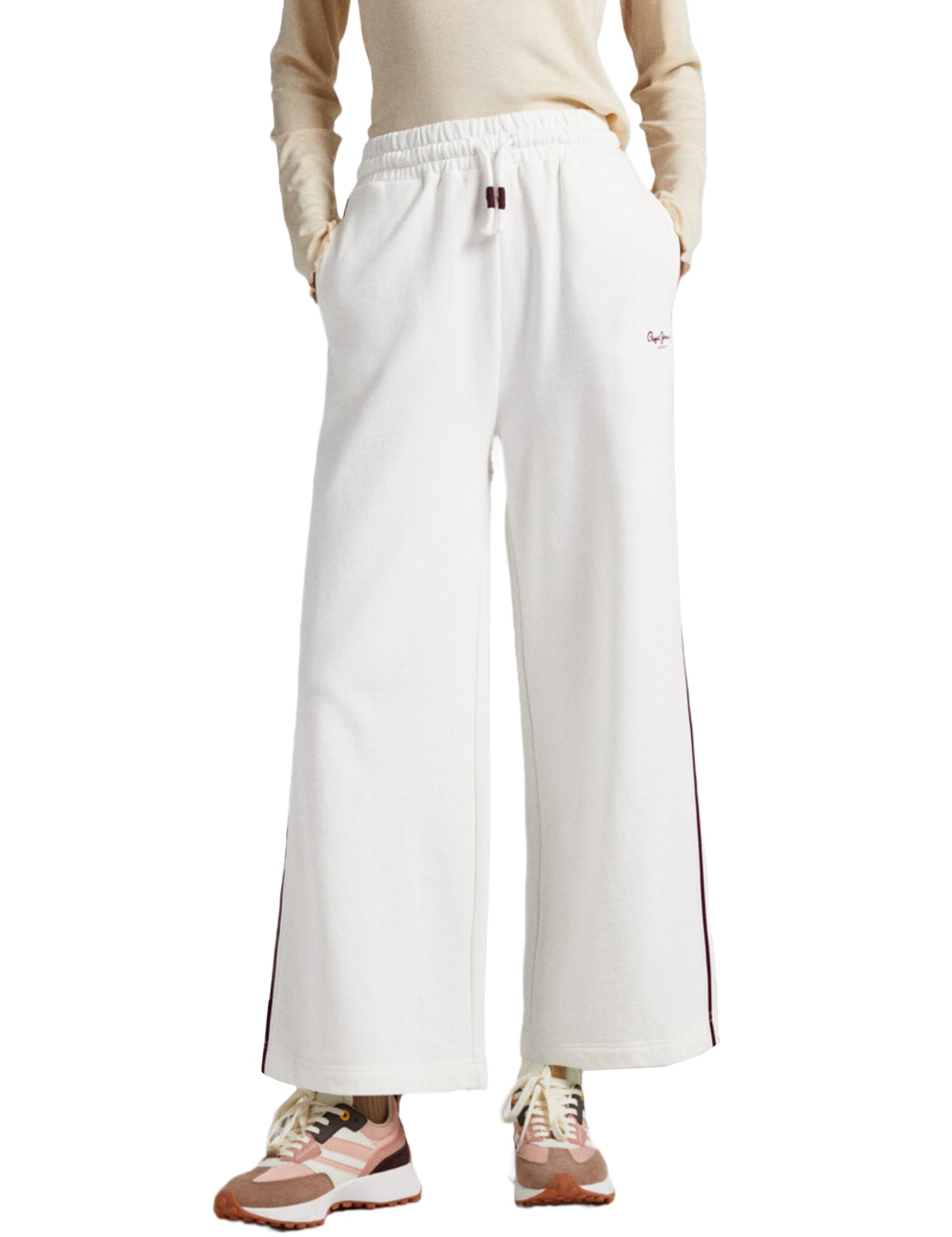 Pantaloni sportivi Bianco Pepe Jeans