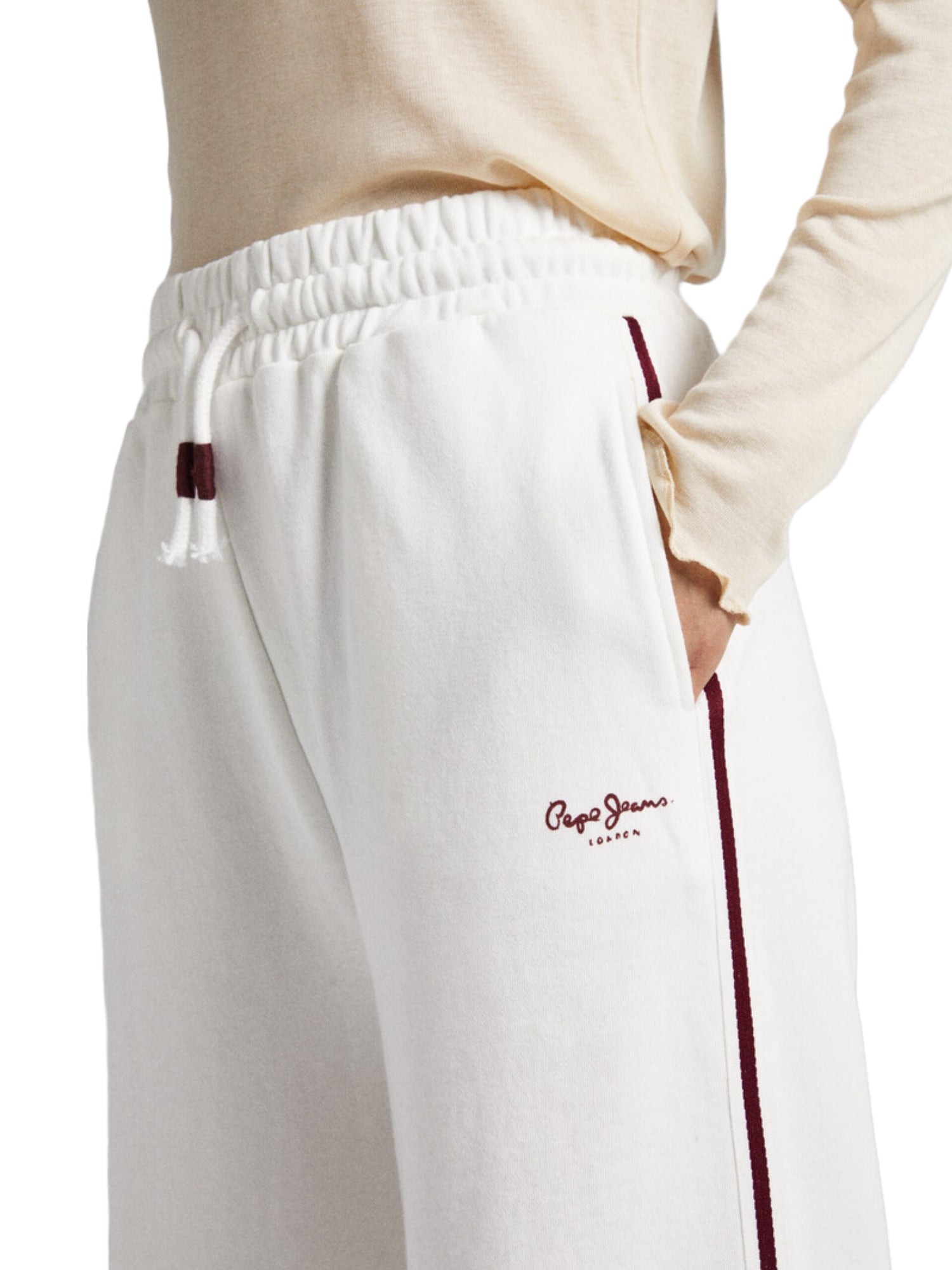 Pantaloni sportivi Bianco Pepe Jeans
