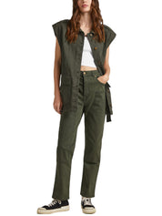 Pantaloni Verde Pepe Jeans