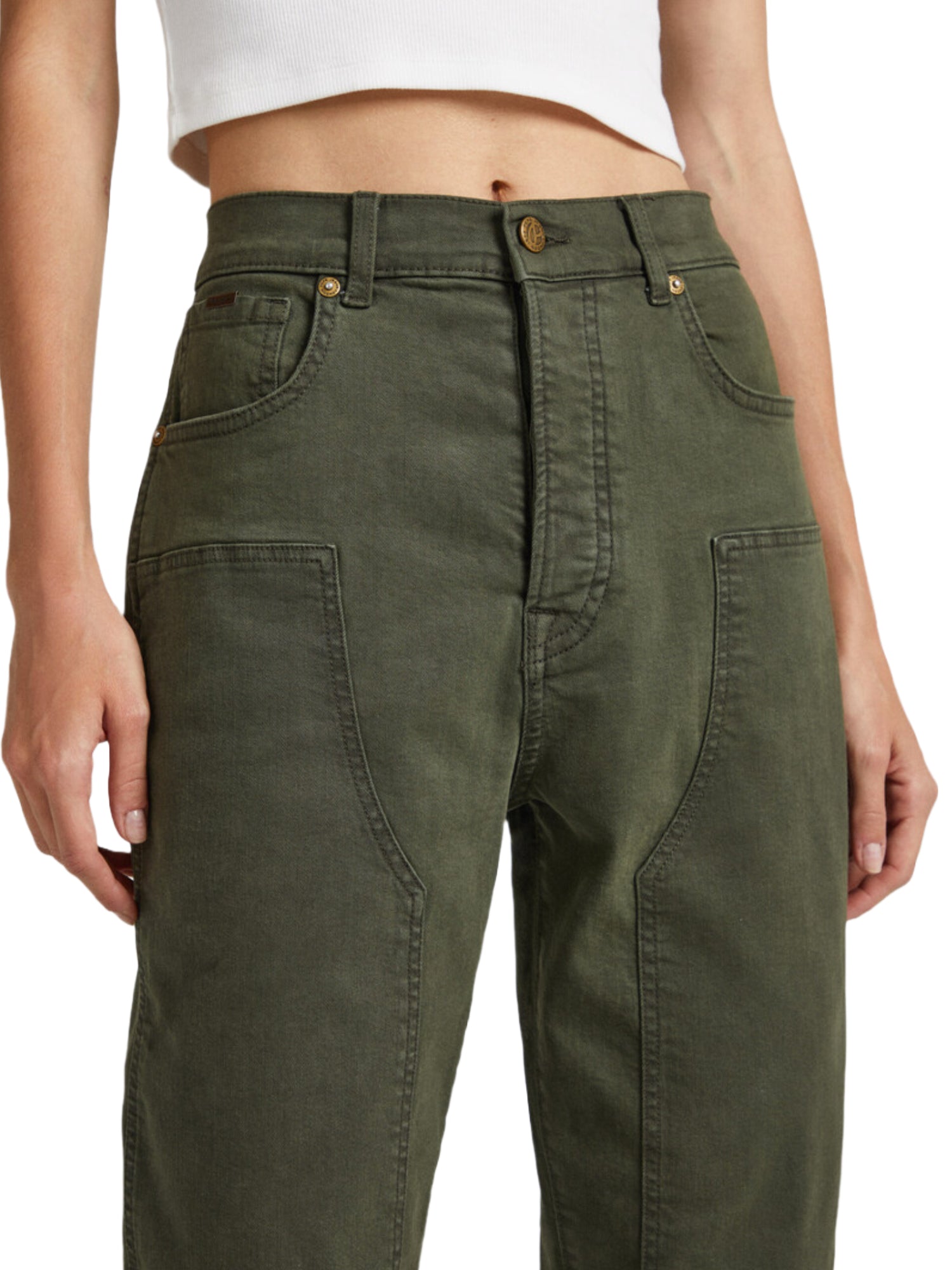 Pantaloni Verde Pepe Jeans