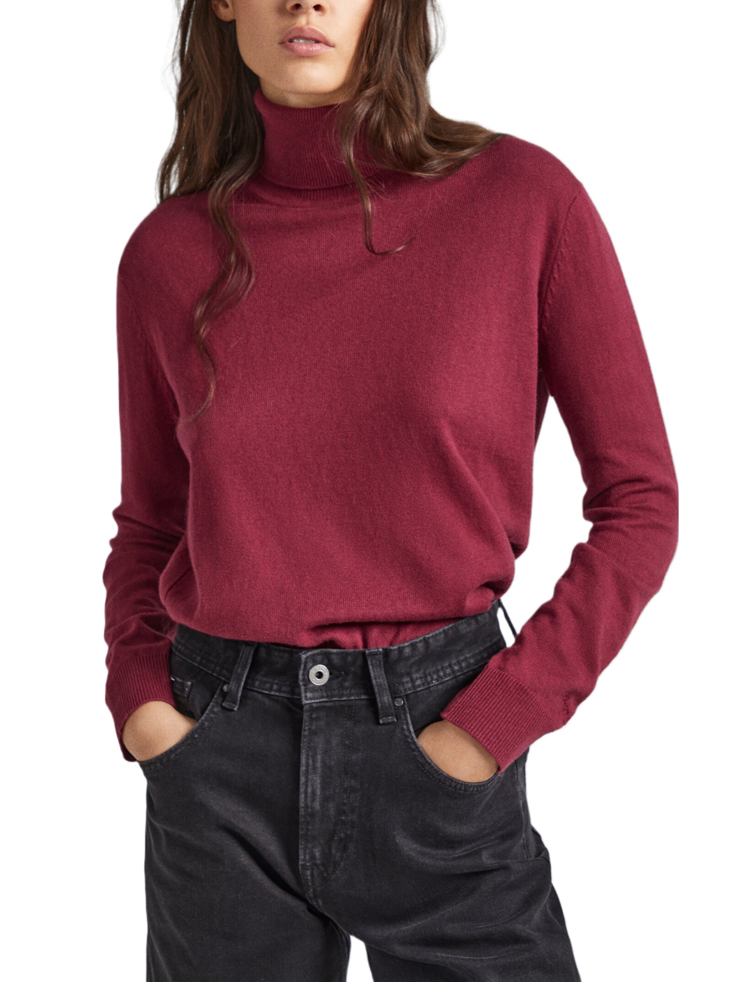 Maglie a collo alto Rosso Pepe Jeans