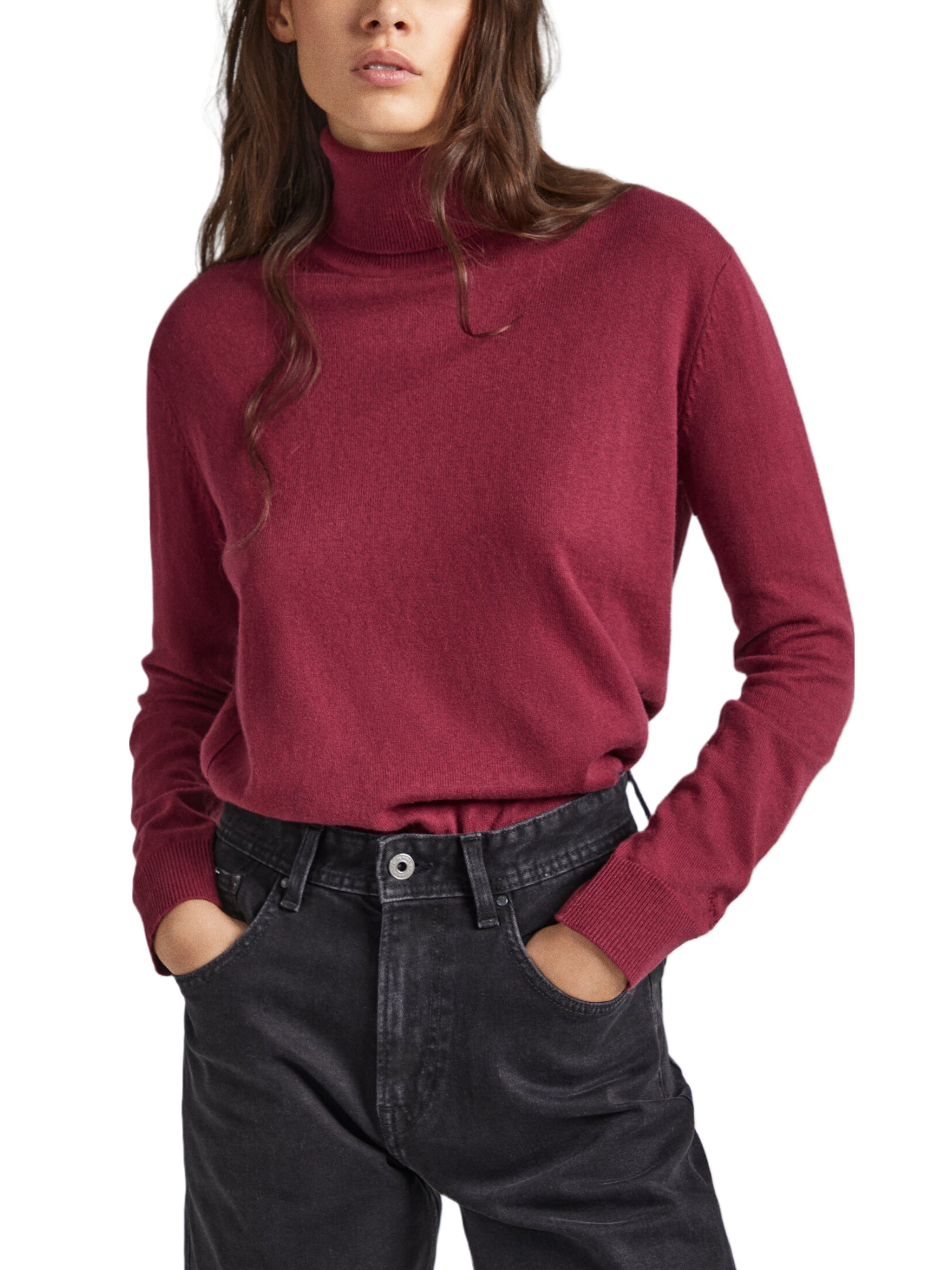 Maglie a collo alto Rosso Pepe Jeans