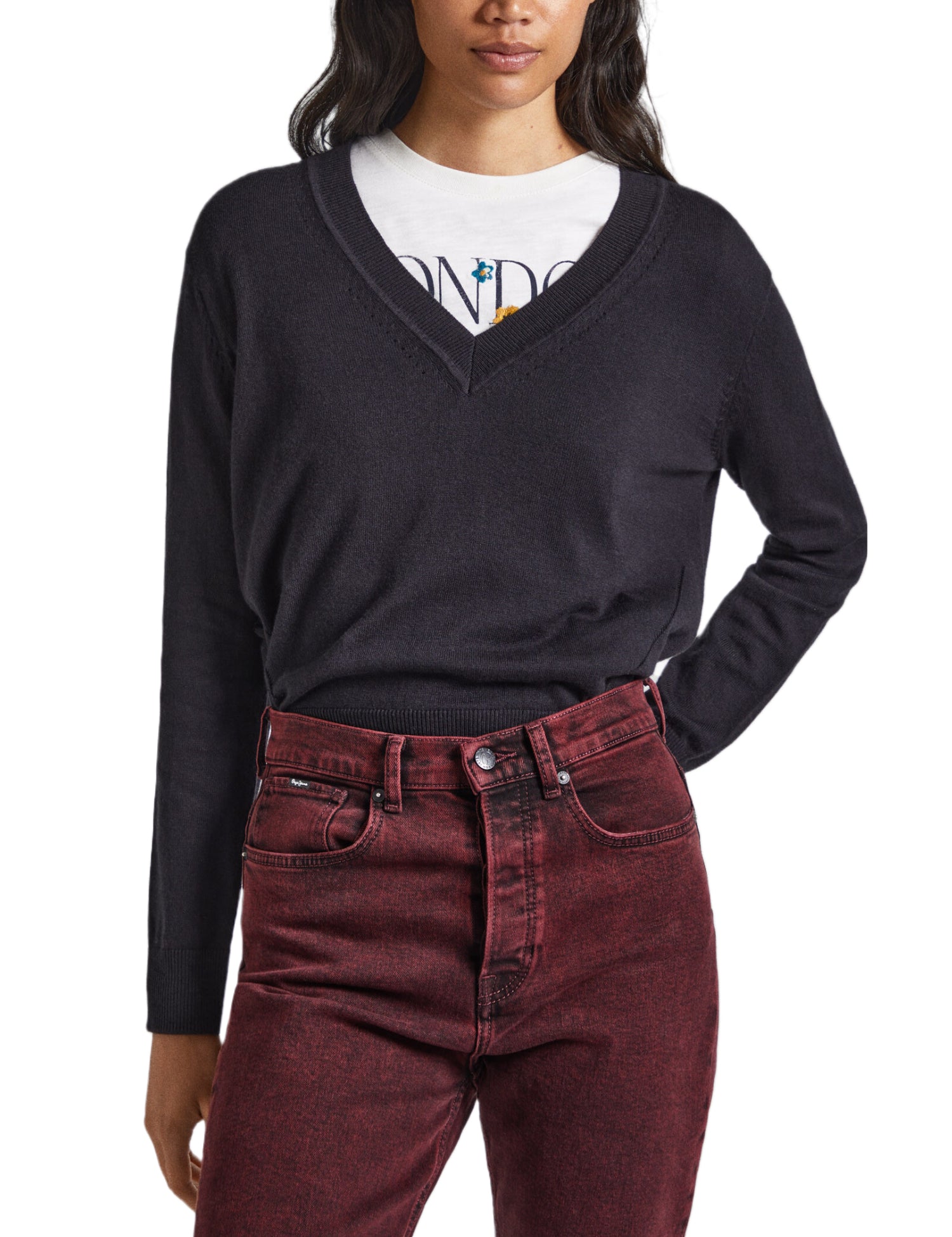 Maglioncini Nero Pepe Jeans