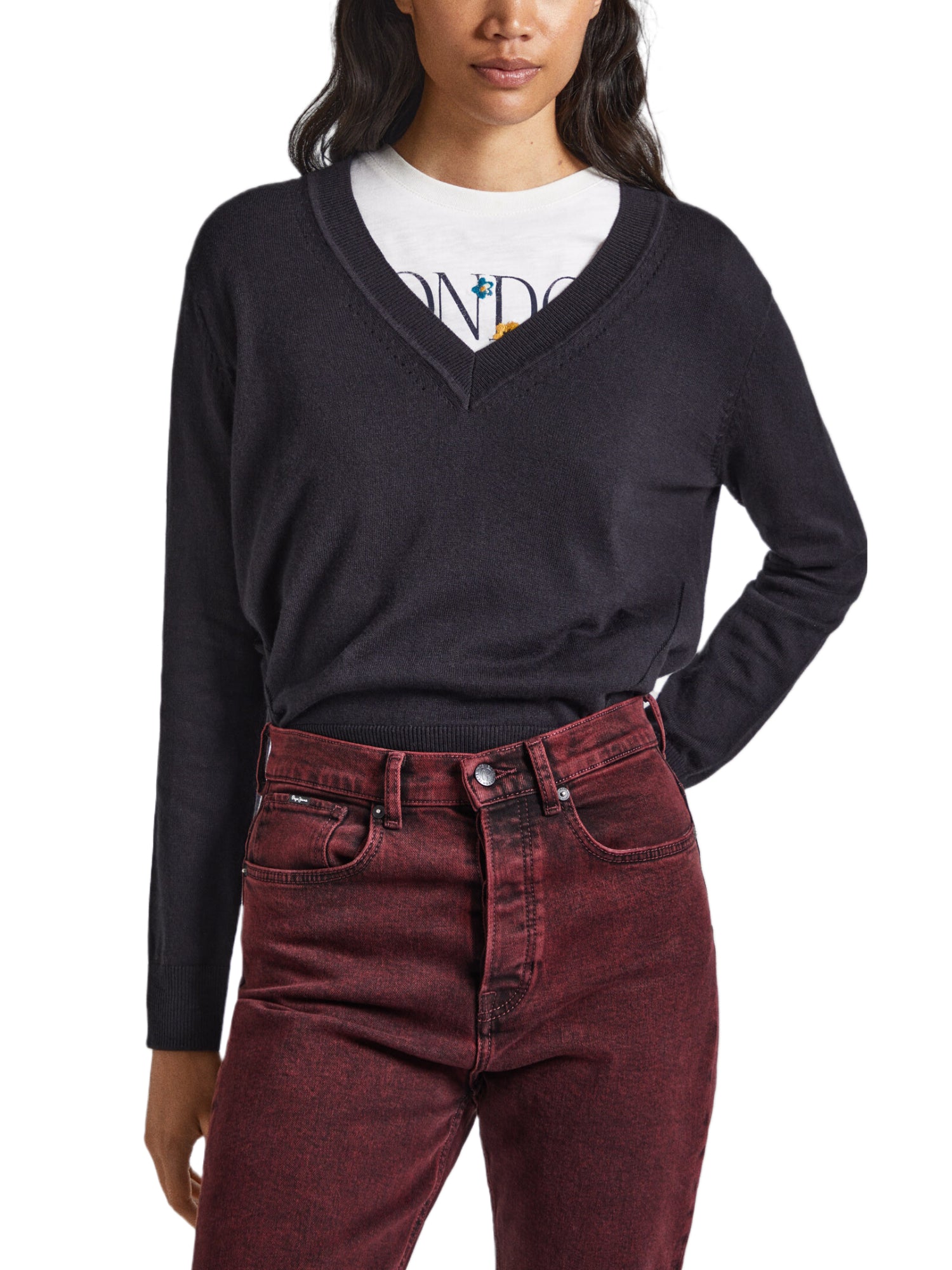 Maglioncini Nero Pepe Jeans