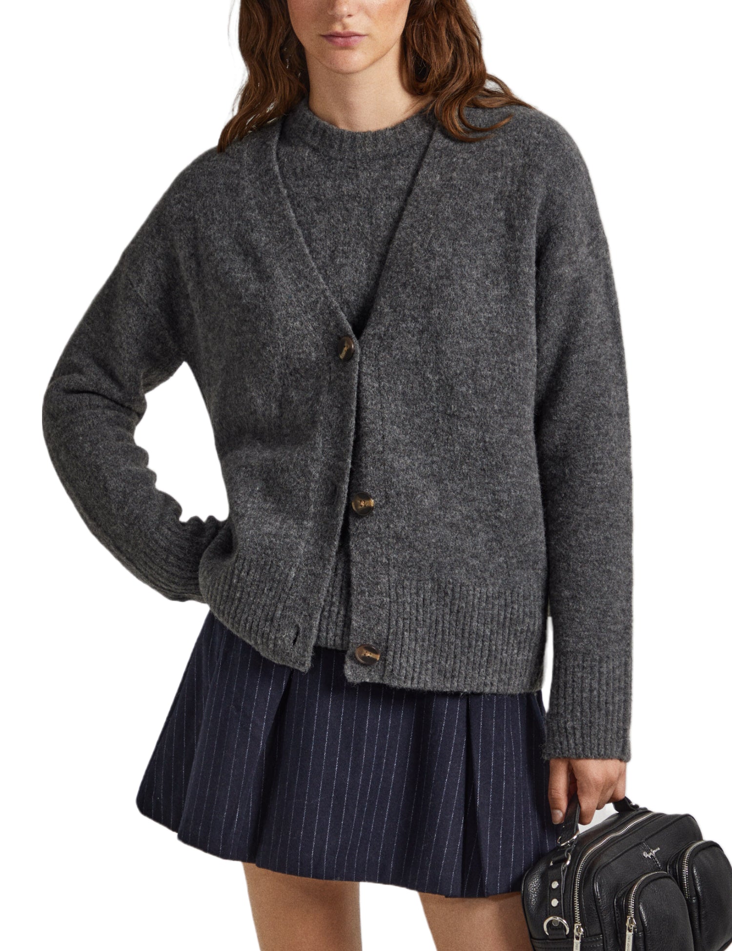 Cardigan Grigio Pepe Jeans