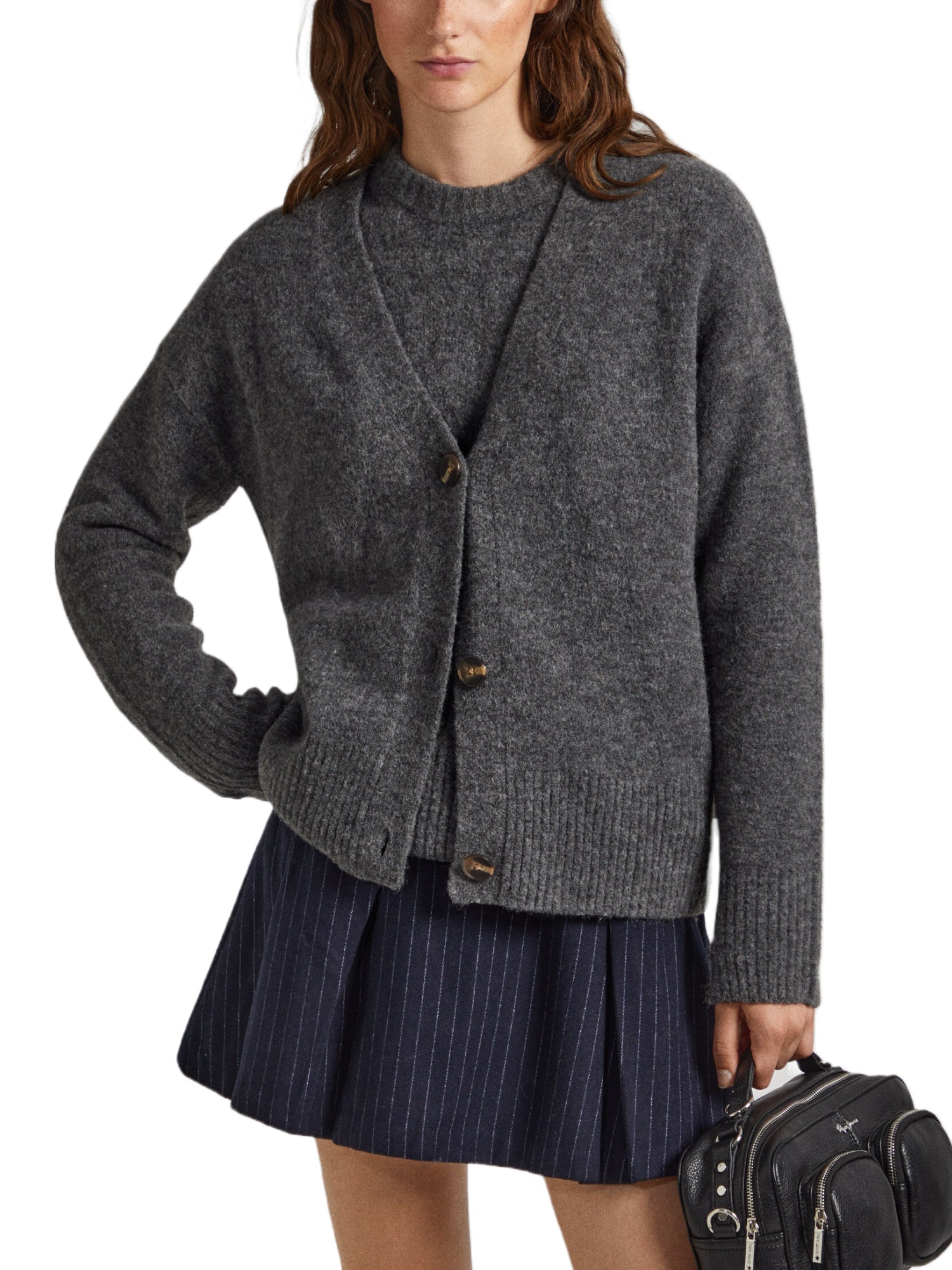 Cardigan Grigio Pepe Jeans