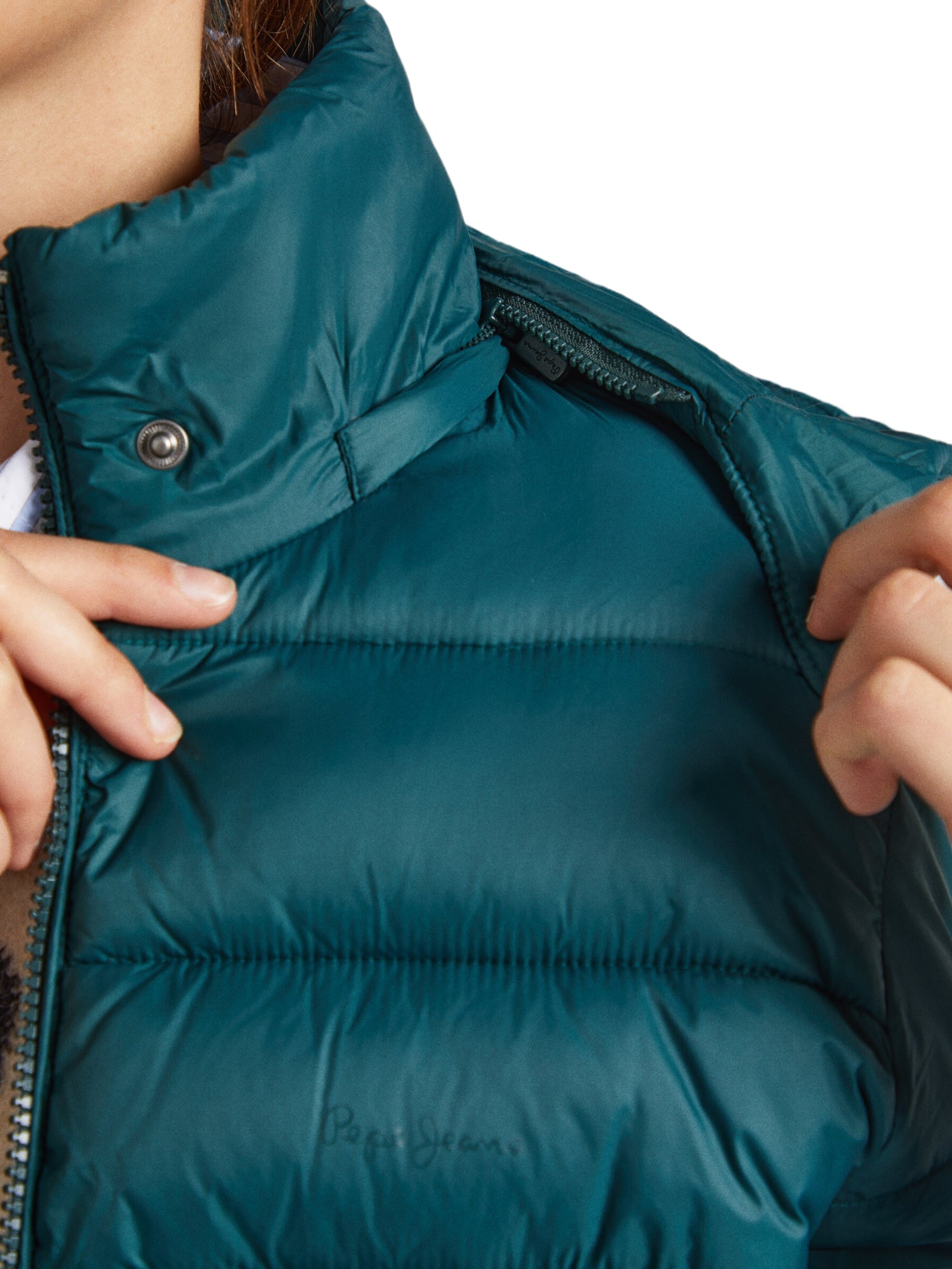 Piumini Verde Pepe Jeans